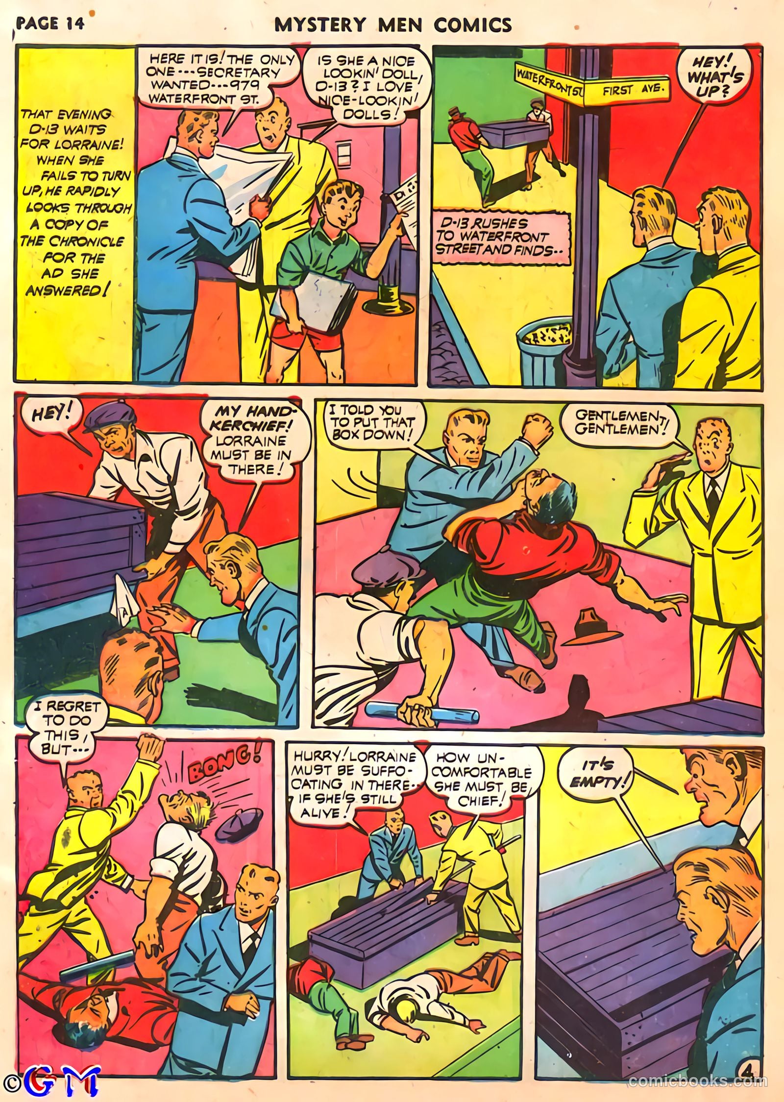 Mystery Men Comics #25 (1941) — page 16 of 67