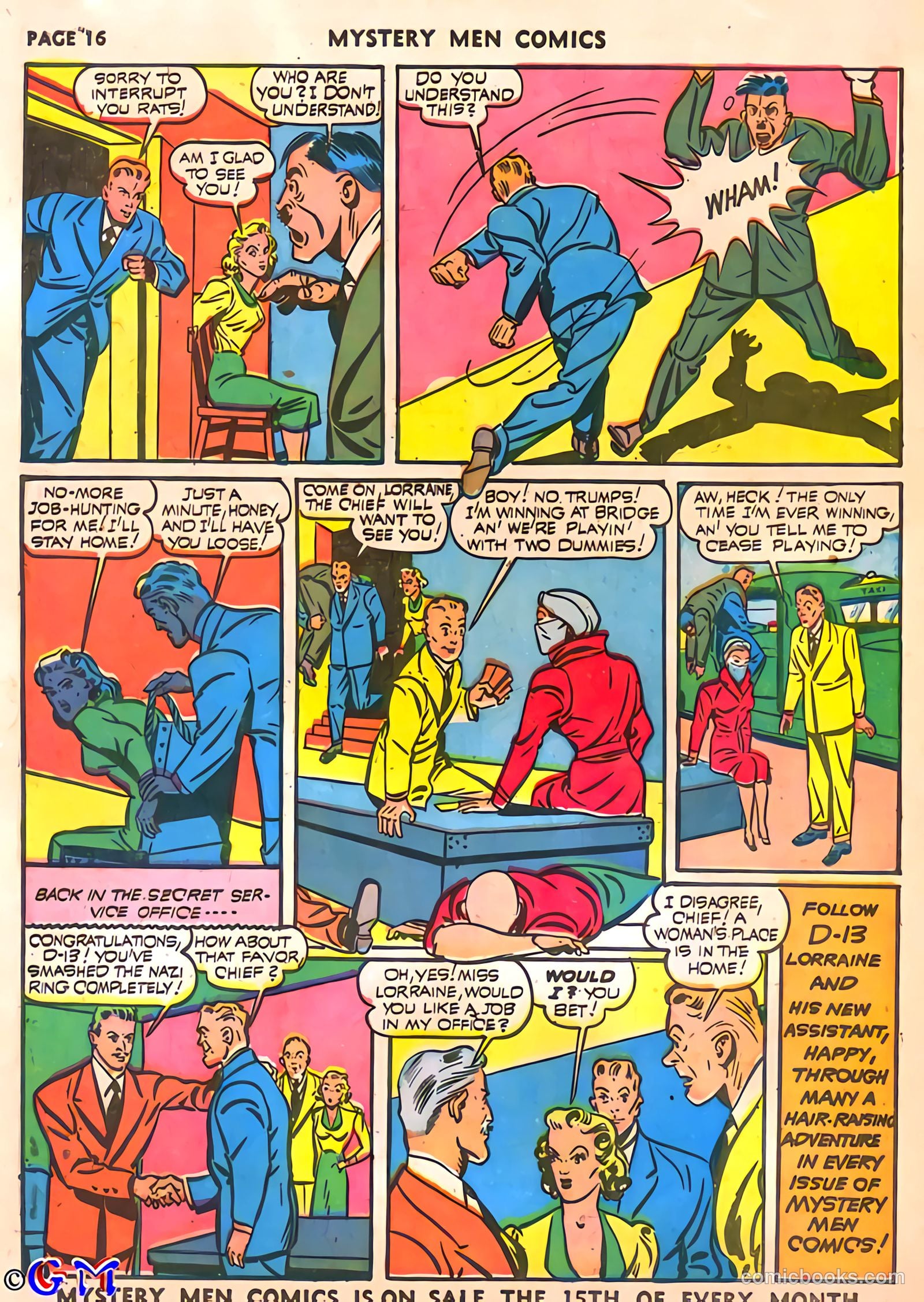 Mystery Men Comics #25 (1941) — page 18 of 67