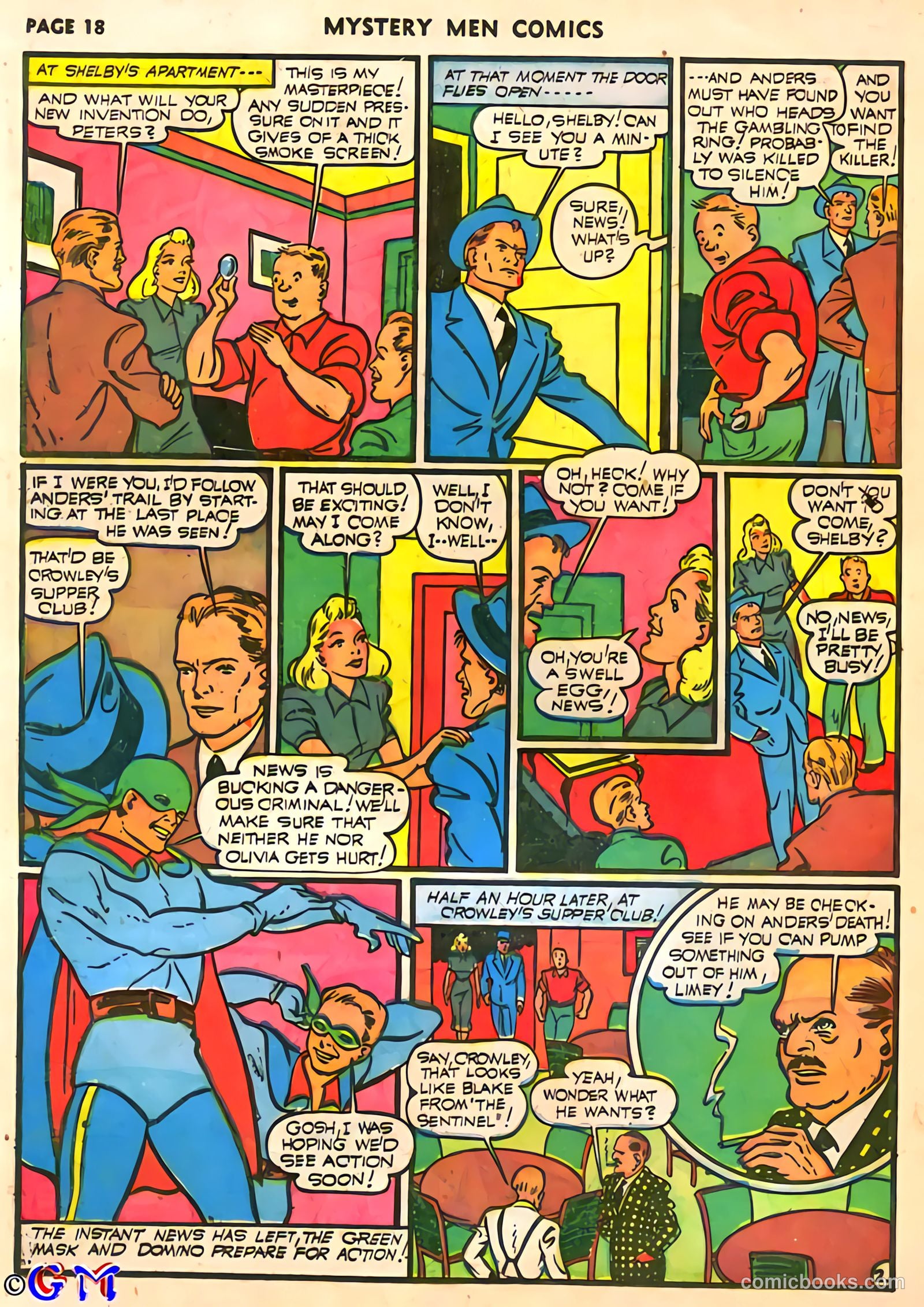 Mystery Men Comics #25 (1941) — page 20 of 67