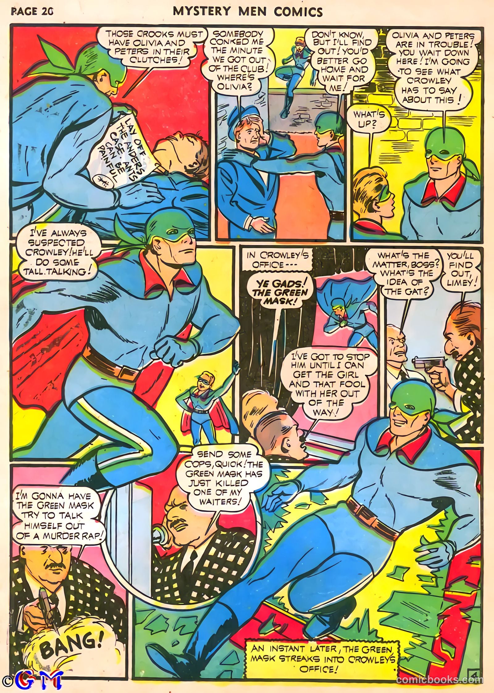 Mystery Men Comics #25 (1941) — page 22 of 67