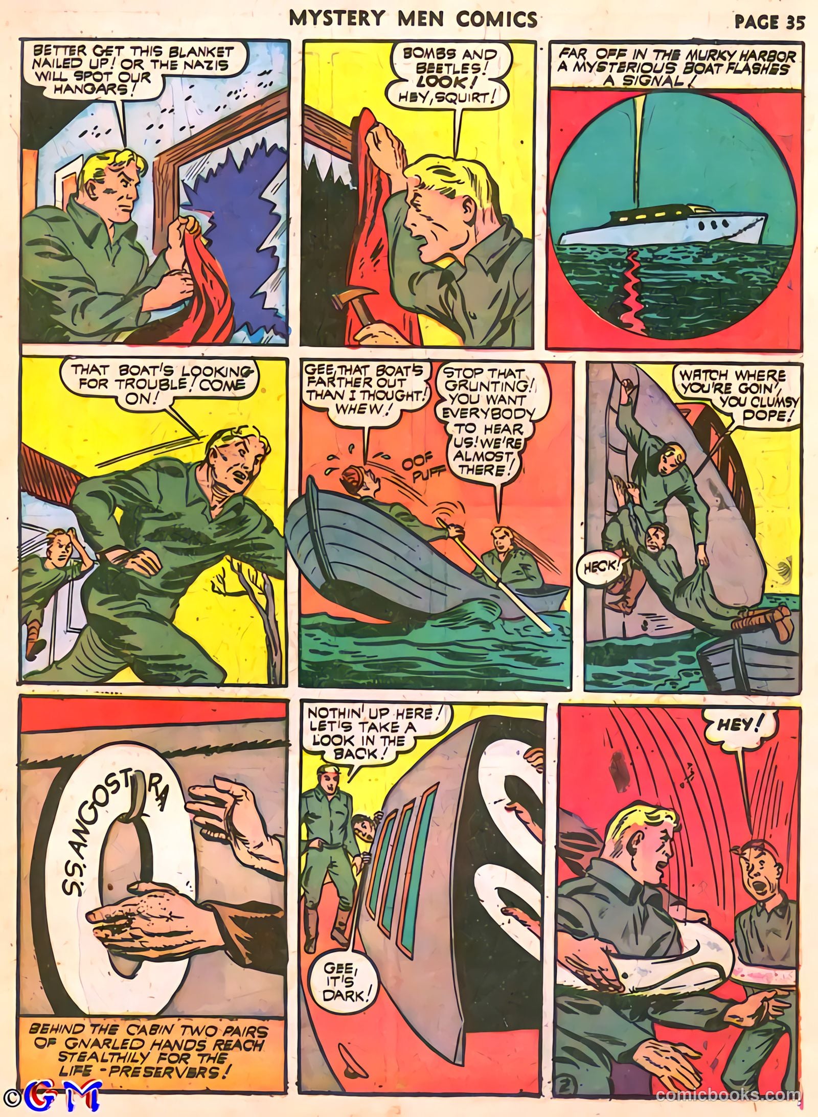 Mystery Men Comics #25 (1941) — page 36 of 67