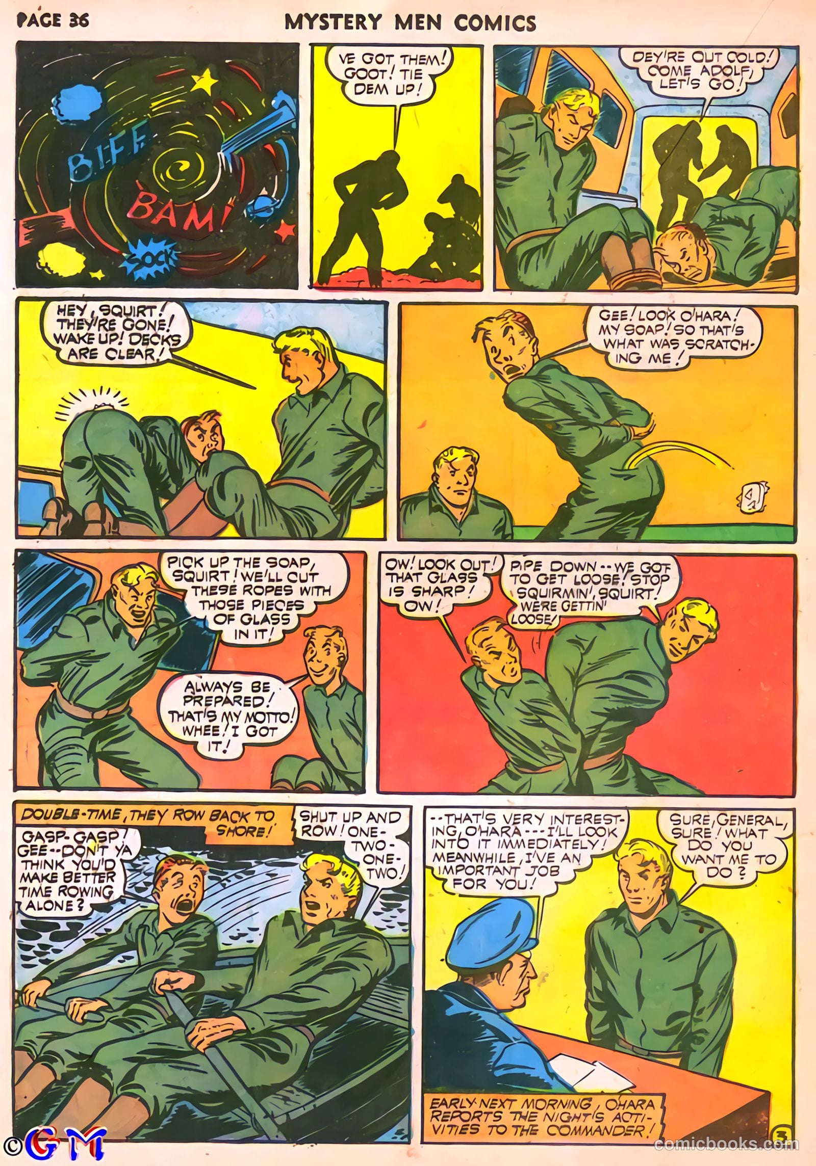 Mystery Men Comics #25 (1941) — page 37 of 67