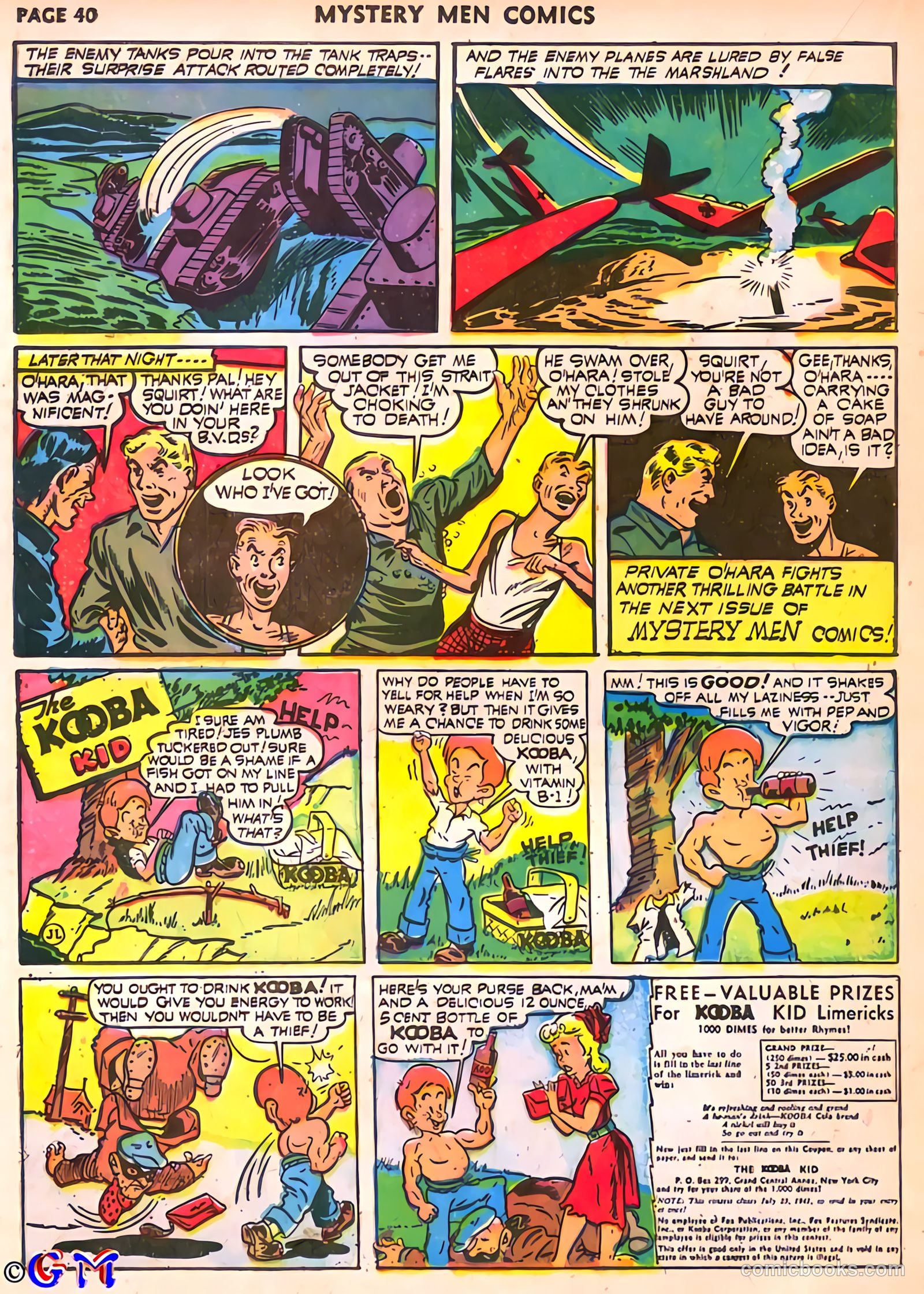 Mystery Men Comics #25 (1941) — page 41 of 67