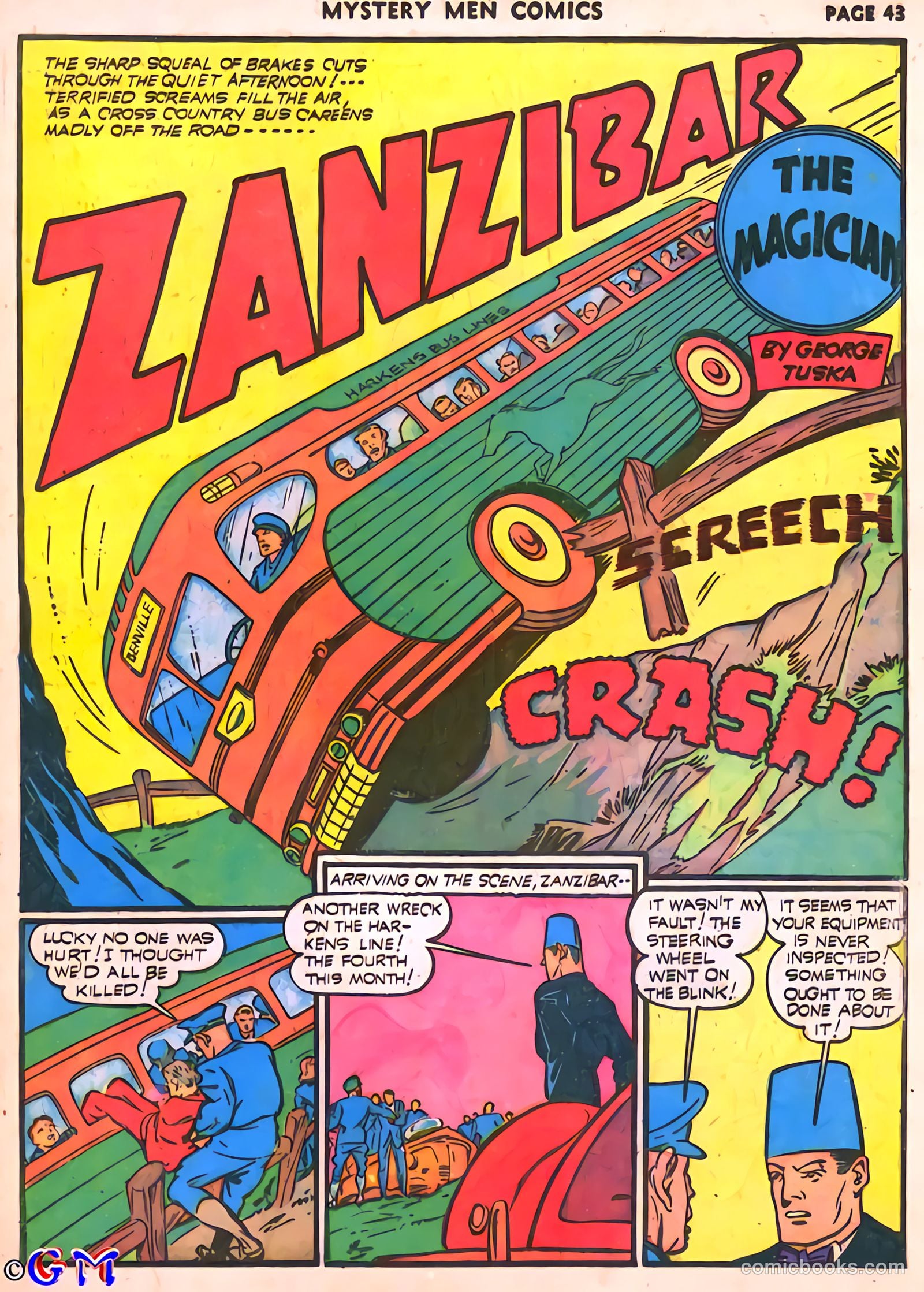 Mystery Men Comics #25 (1941) — page 44 of 67