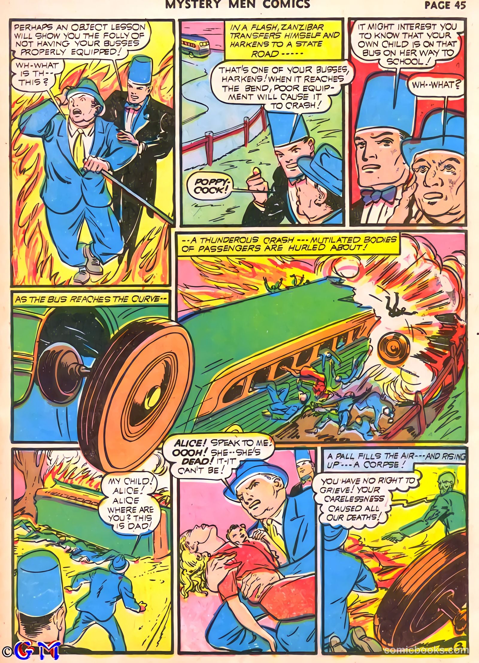 Mystery Men Comics #25 (1941) — page 46 of 67