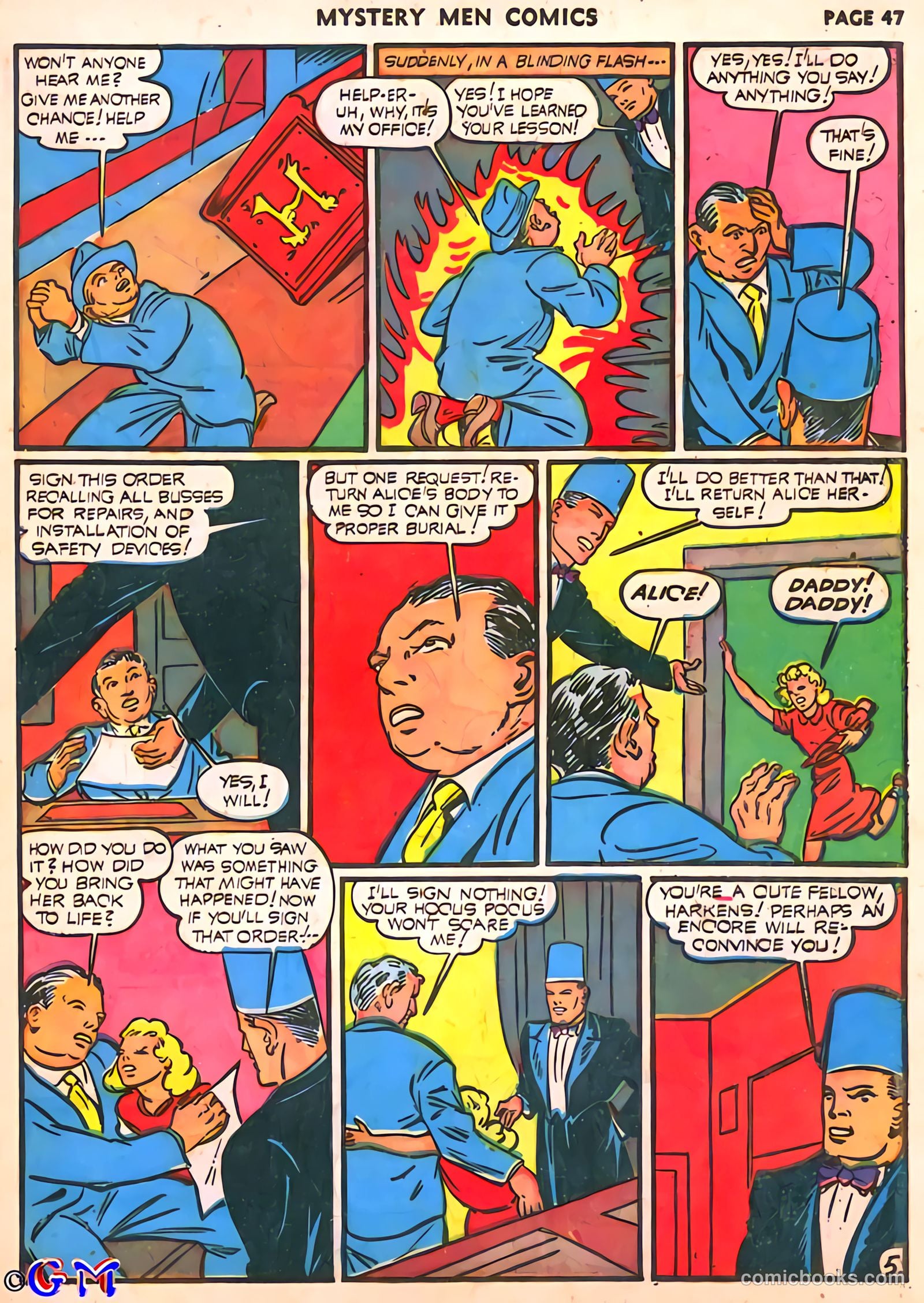 Mystery Men Comics #25 (1941) — page 48 of 67