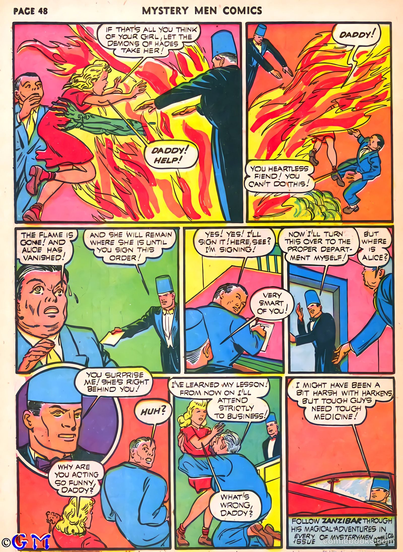 Mystery Men Comics #25 (1941) — page 49 of 67