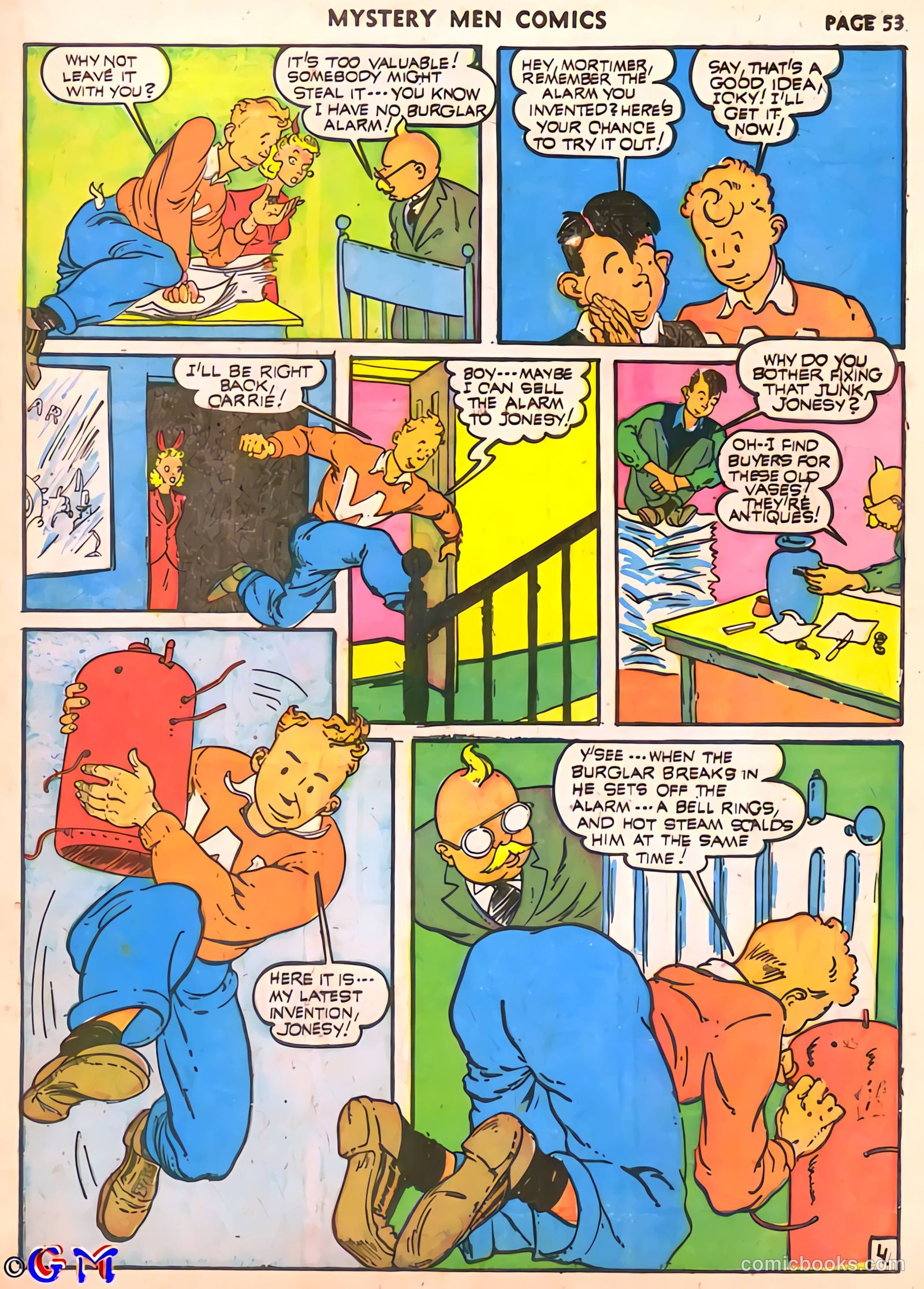 Mystery Men Comics #25 (1941) — page 54 of 67