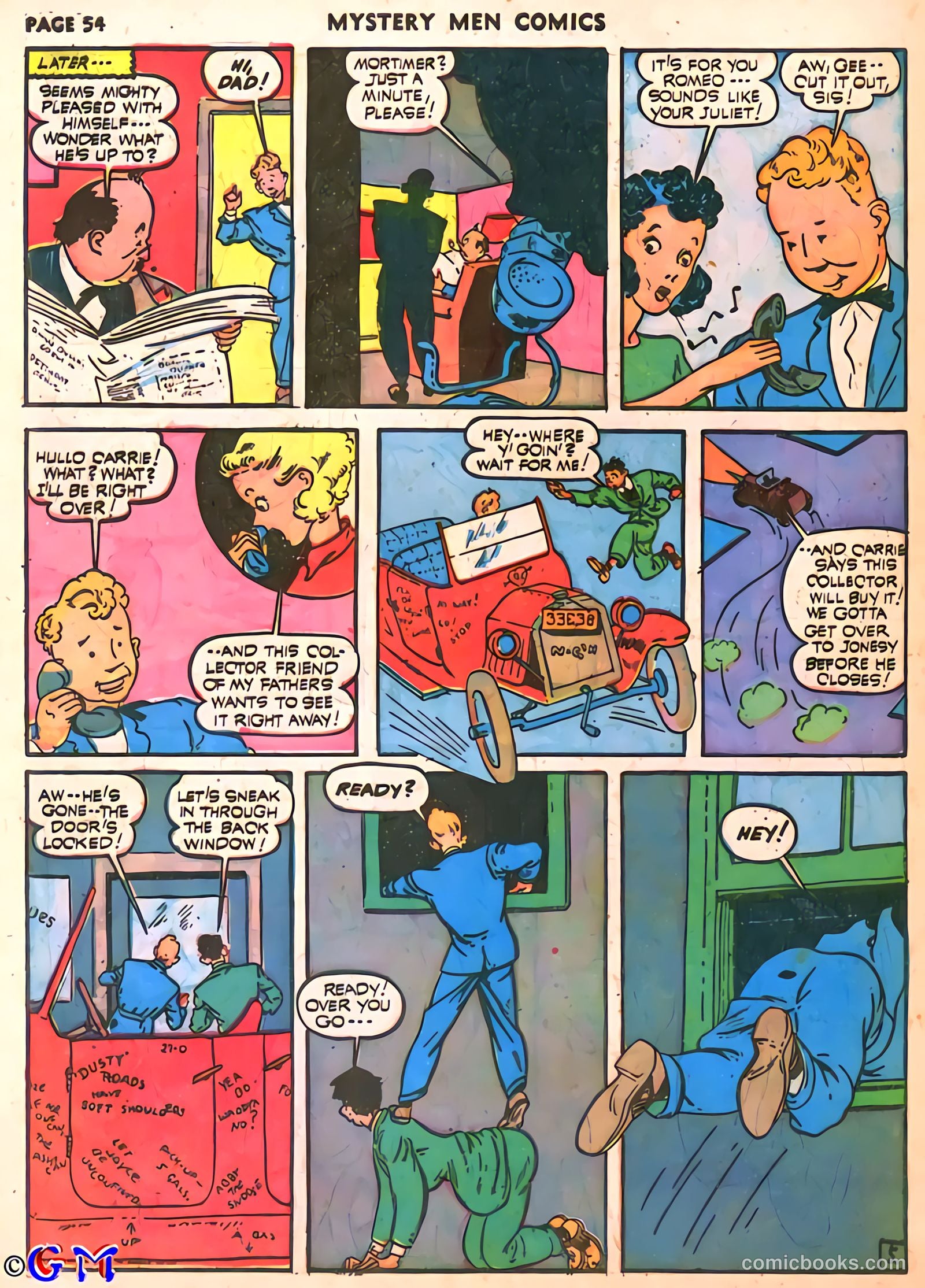 Mystery Men Comics #25 (1941) — page 55 of 67