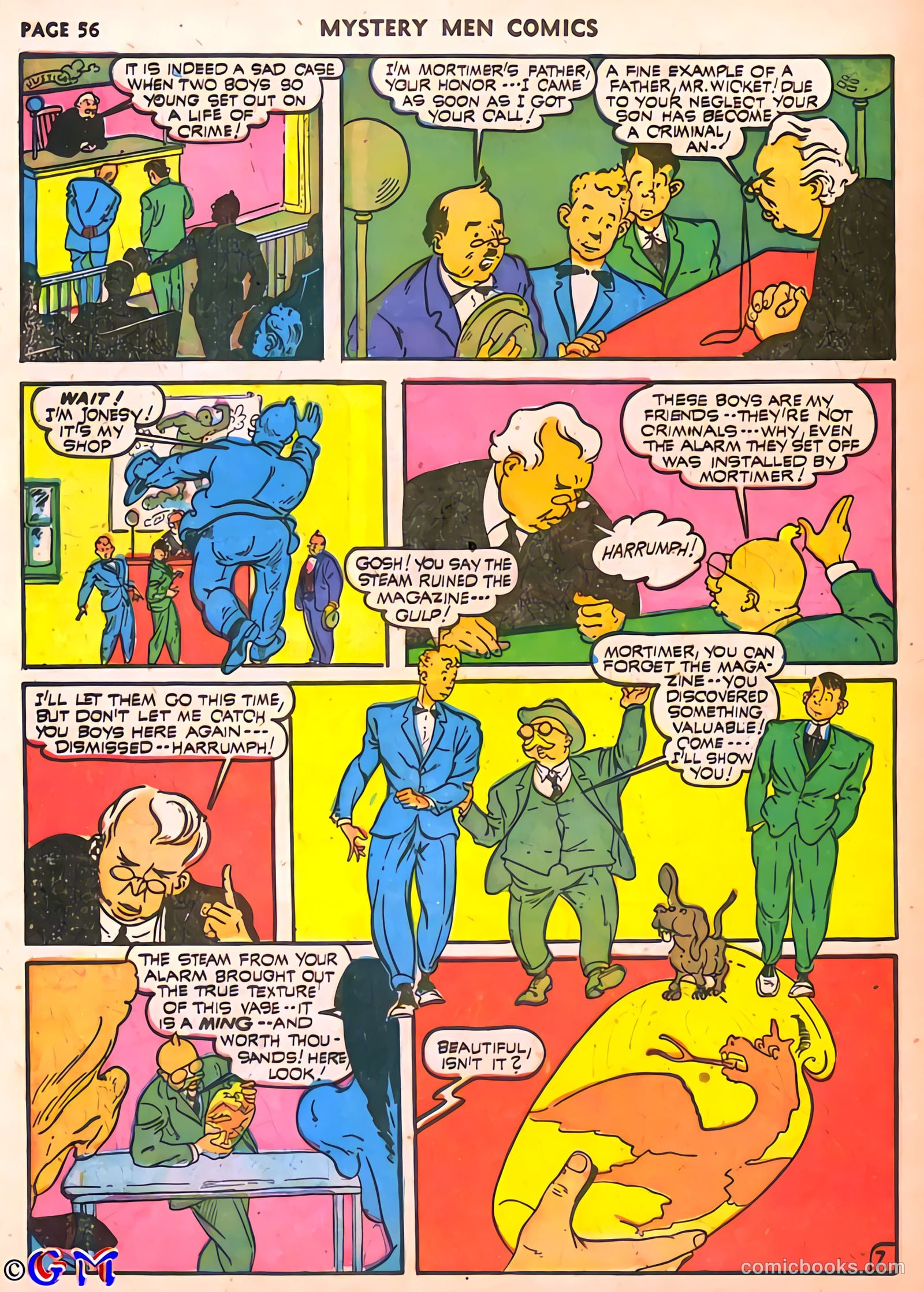 Mystery Men Comics #25 (1941) — page 57 of 67