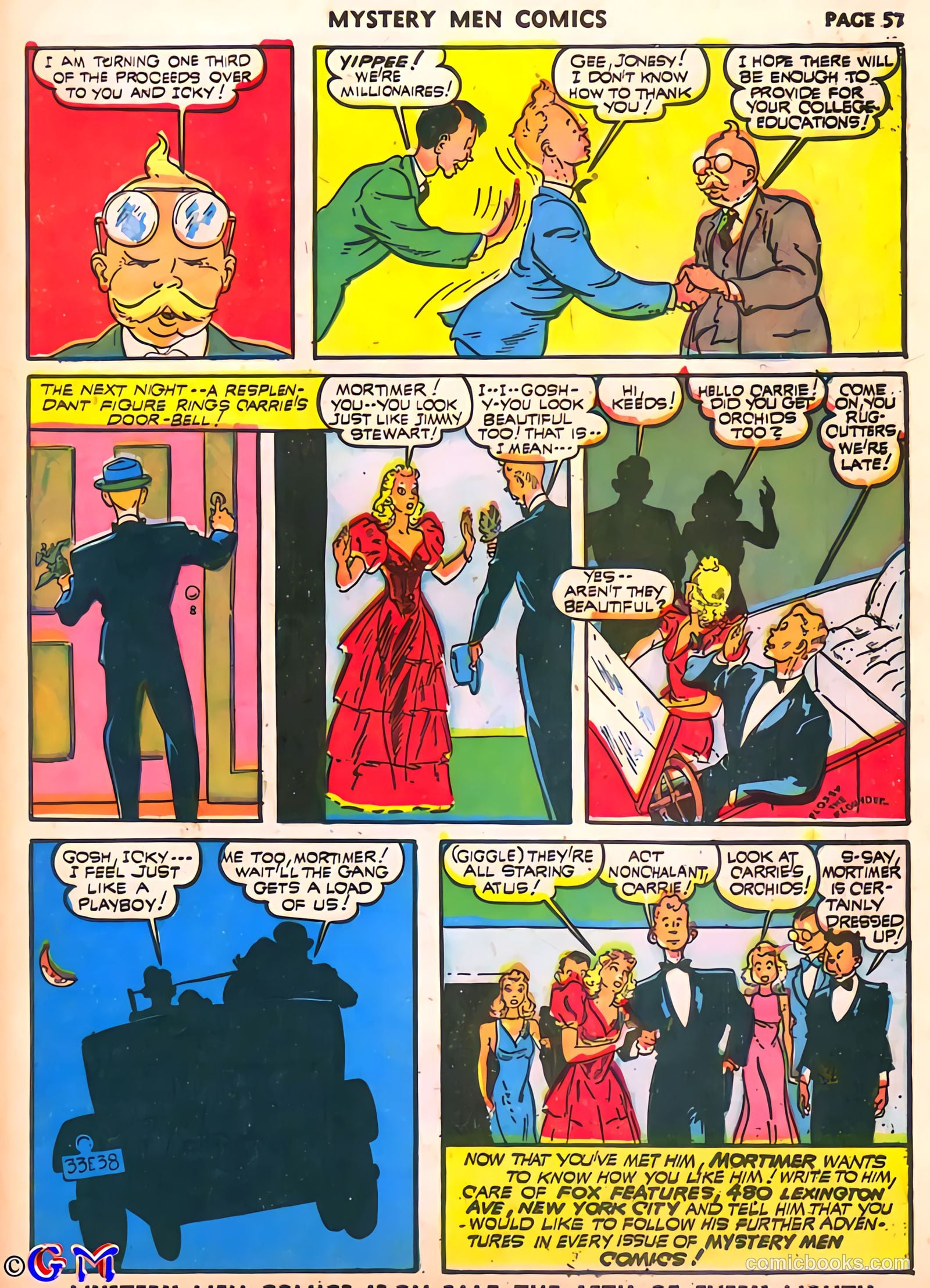 Mystery Men Comics #25 (1941) — page 58 of 67