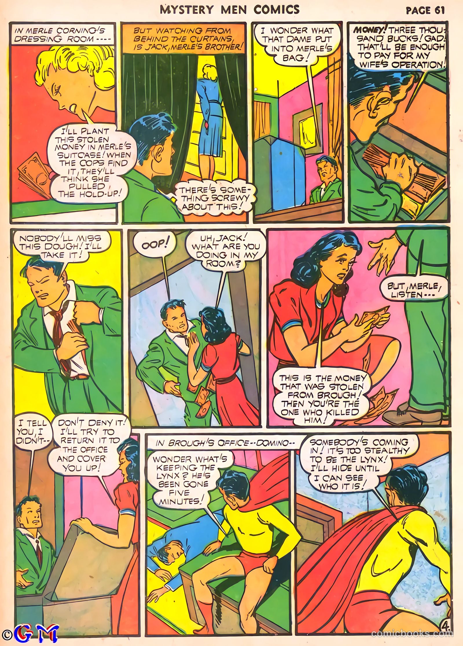 Mystery Men Comics #25 (1941) — page 62 of 67