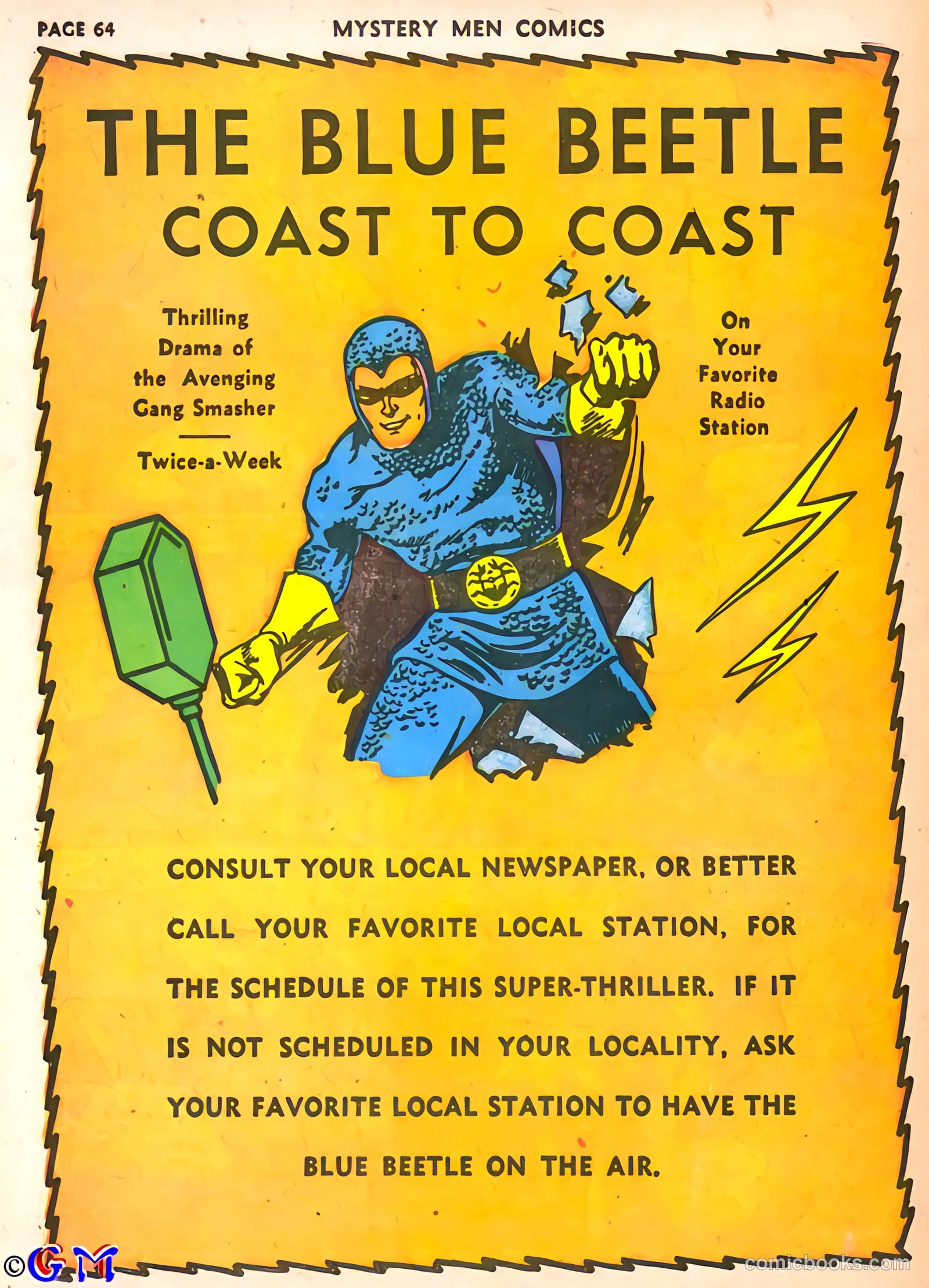 Mystery Men Comics #25 (1941) — page 65 of 67
