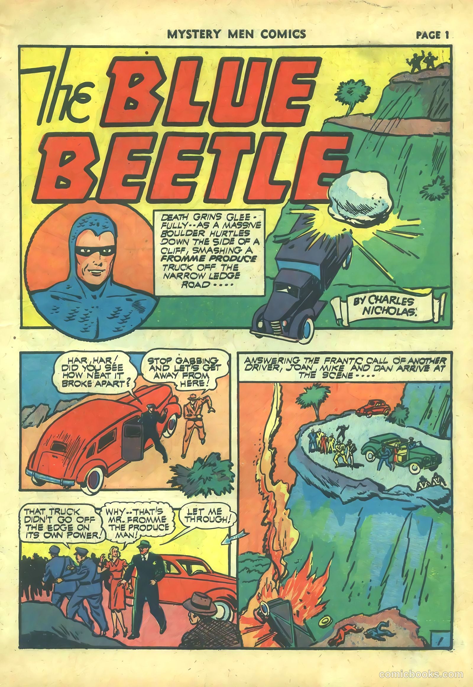 Mystery Men Comics #26 (1941) — page 3 of 68