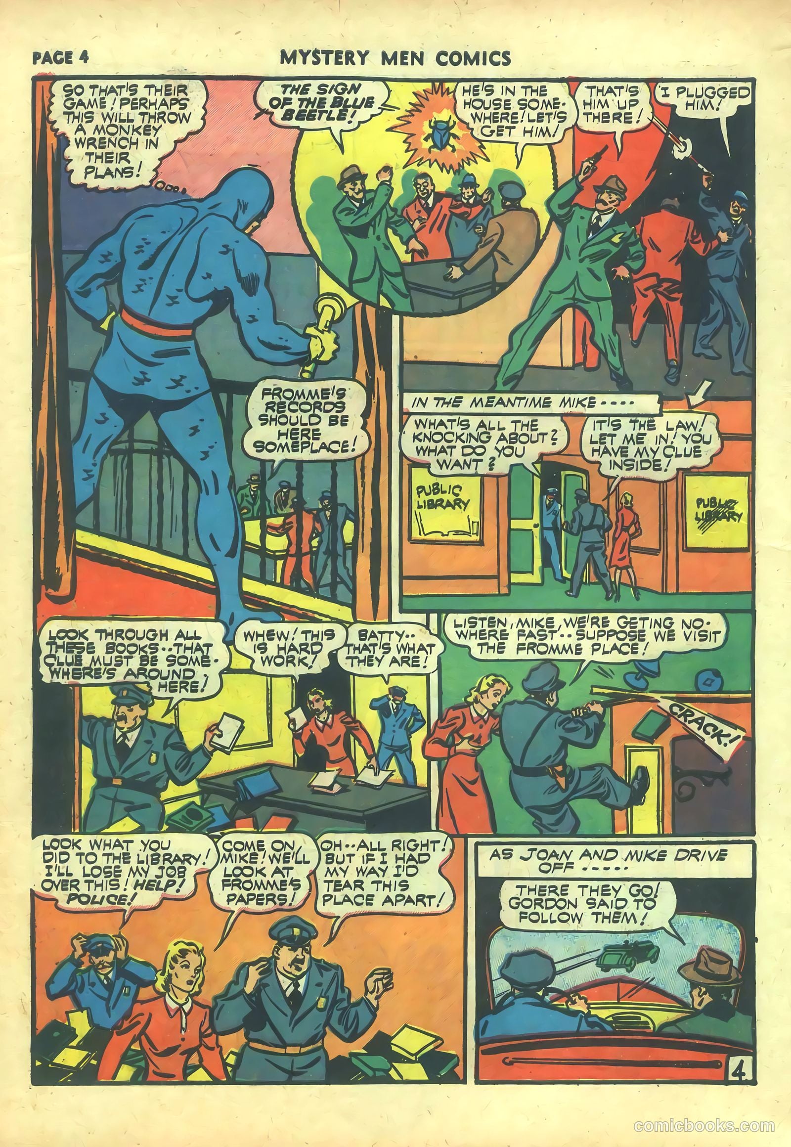 Mystery Men Comics #26 (1941) — page 6 of 68