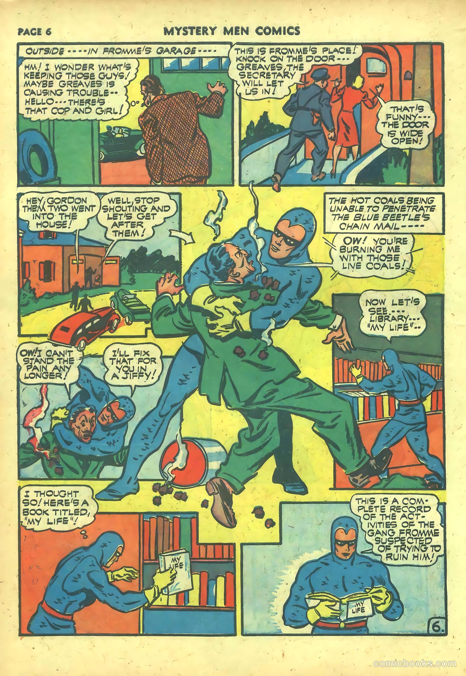 Mystery Men Comics #26 (1941) — page 8 of 68