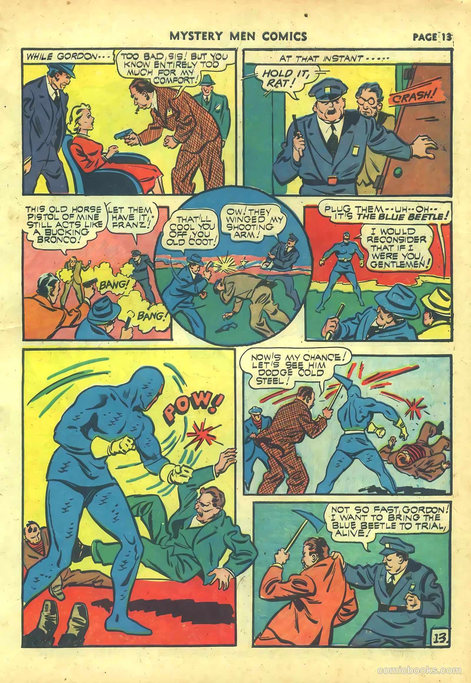 Mystery Men Comics #26 (1941) — page 15 of 68