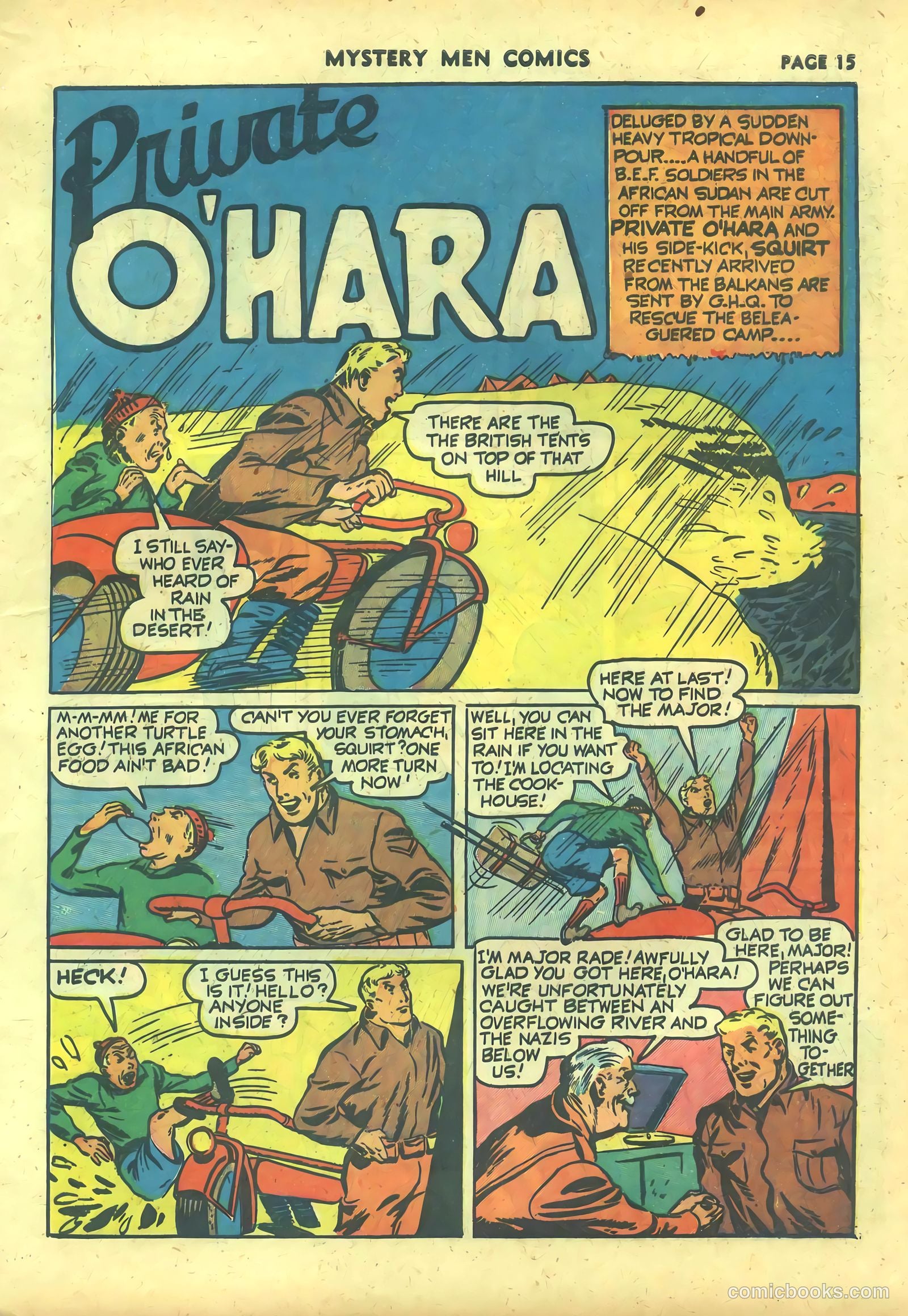 Mystery Men Comics #26 (1941) — page 17 of 68