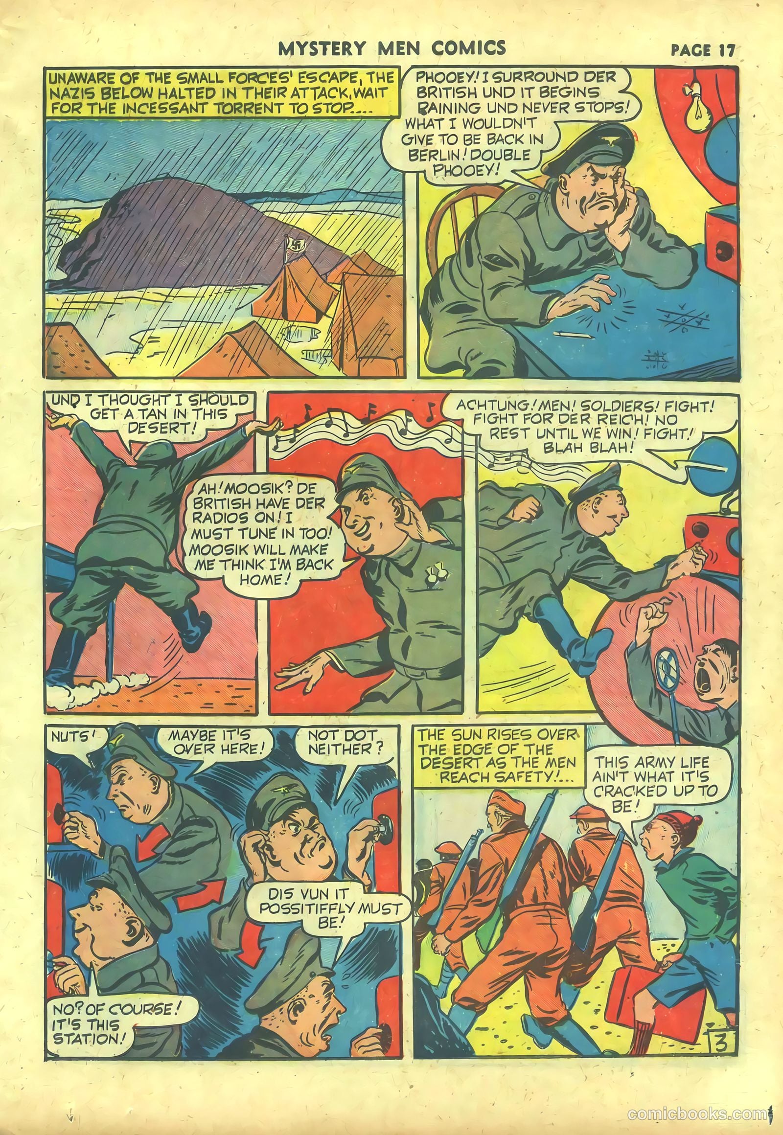 Mystery Men Comics #26 (1941) — page 19 of 68
