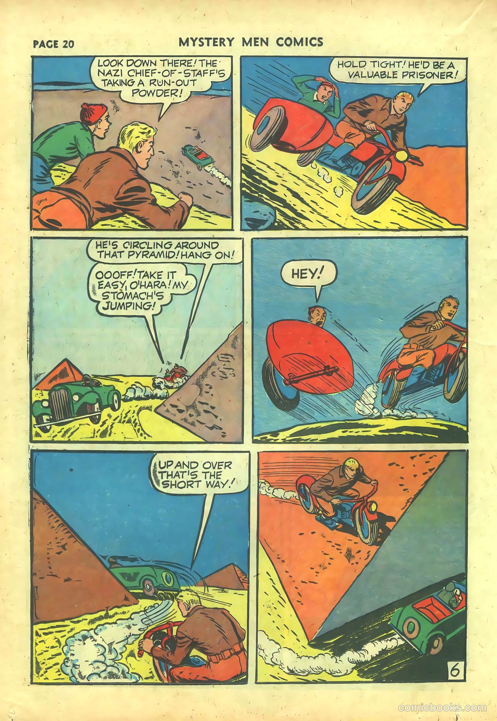 Mystery Men Comics #26 (1941) — page 22 of 68