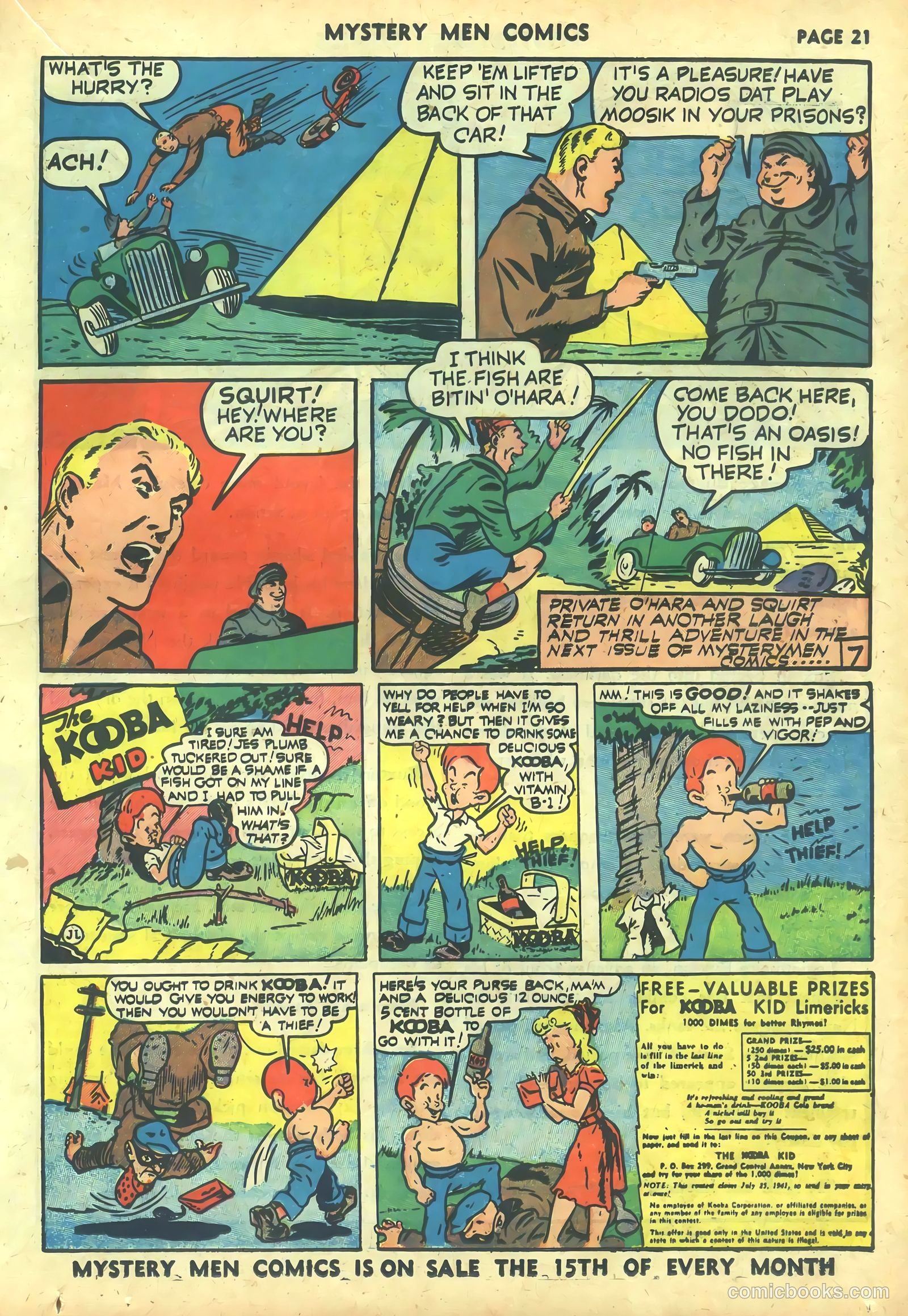 Mystery Men Comics #26 (1941) — page 23 of 68