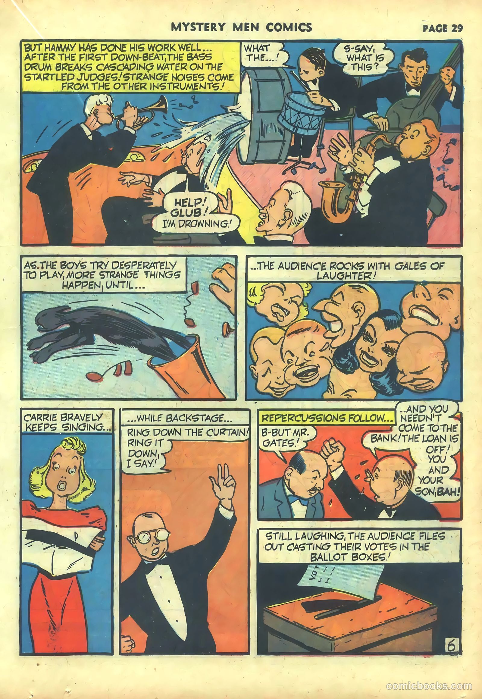 Mystery Men Comics #26 (1941) — page 31 of 68