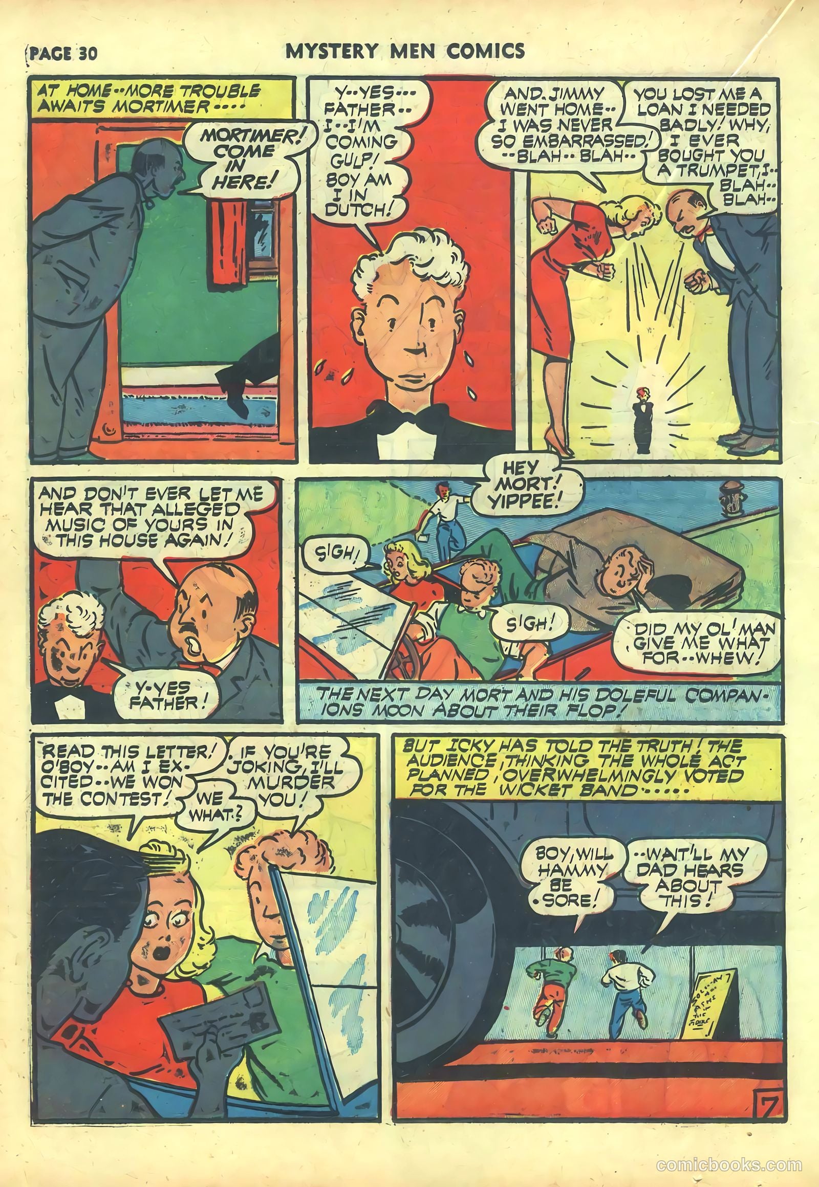 Mystery Men Comics #26 (1941) — page 32 of 68