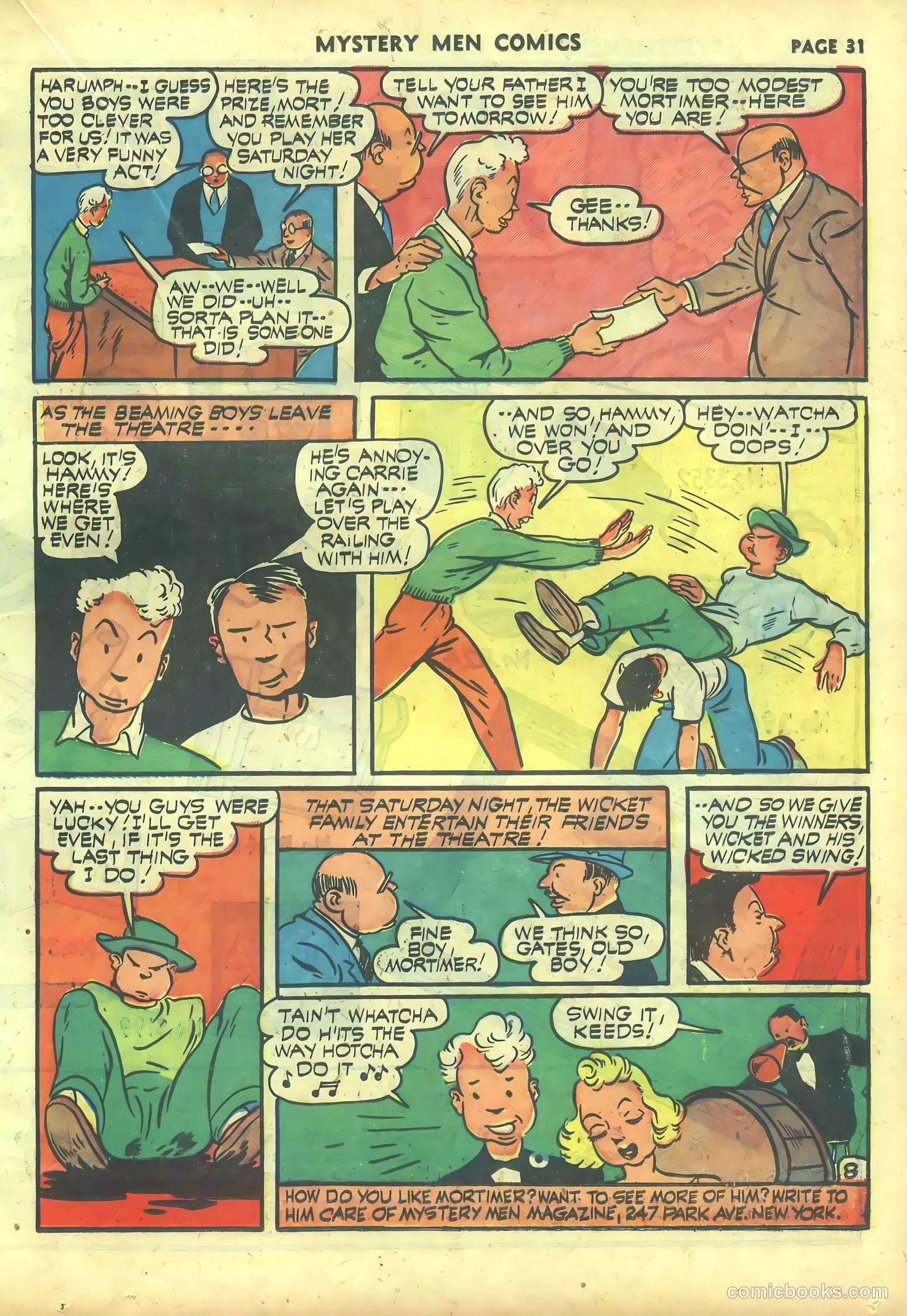 Mystery Men Comics #26 (1941) — page 33 of 68
