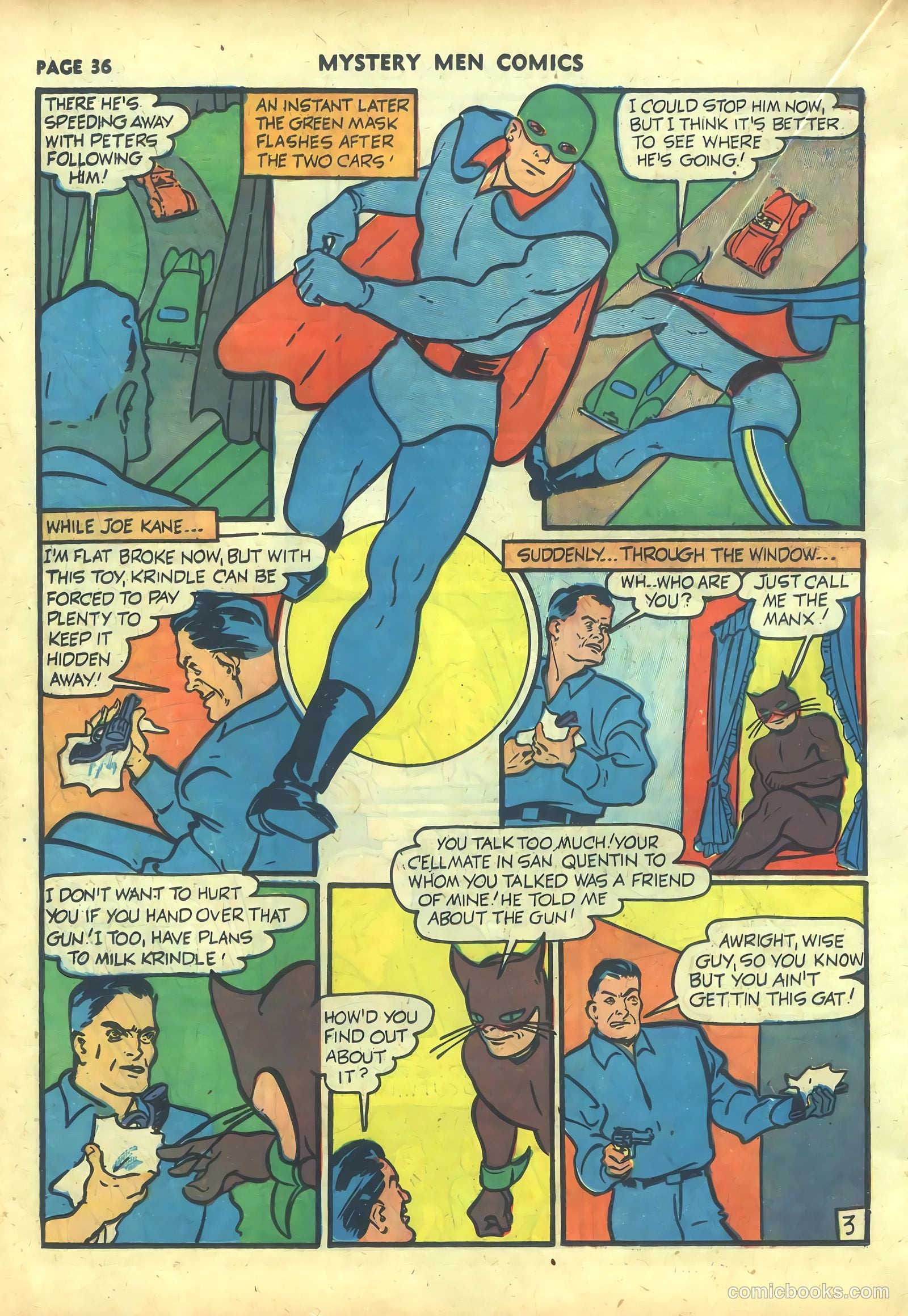 Mystery Men Comics #26 (1941) — page 38 of 68