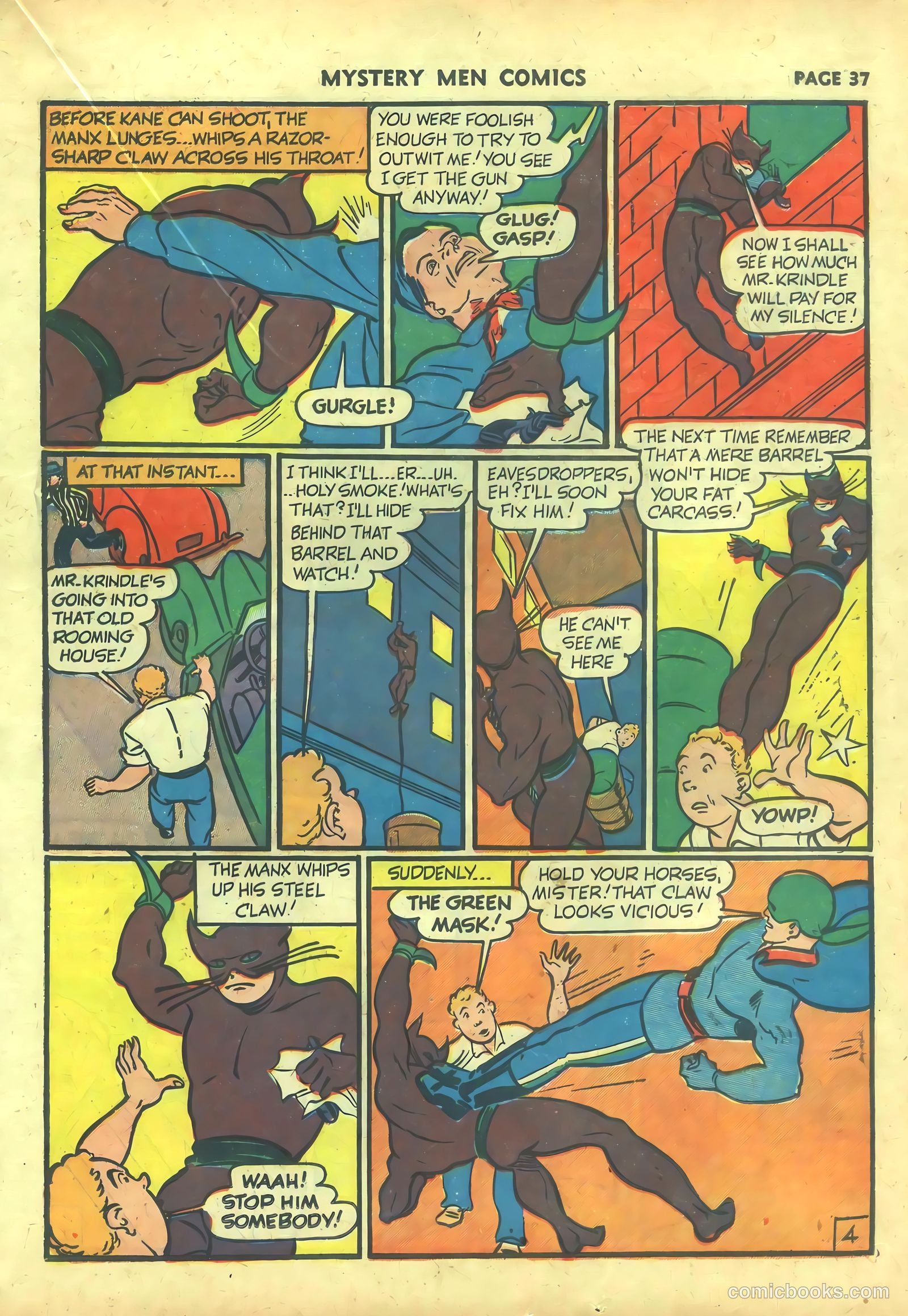 Mystery Men Comics #26 (1941) — page 39 of 68