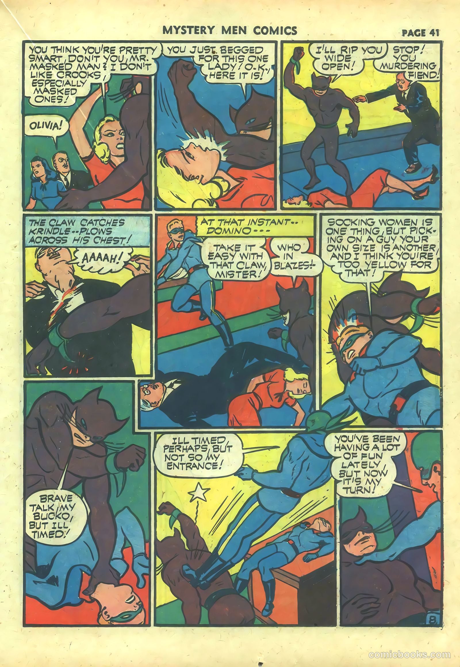 Mystery Men Comics #26 (1941) — page 43 of 68