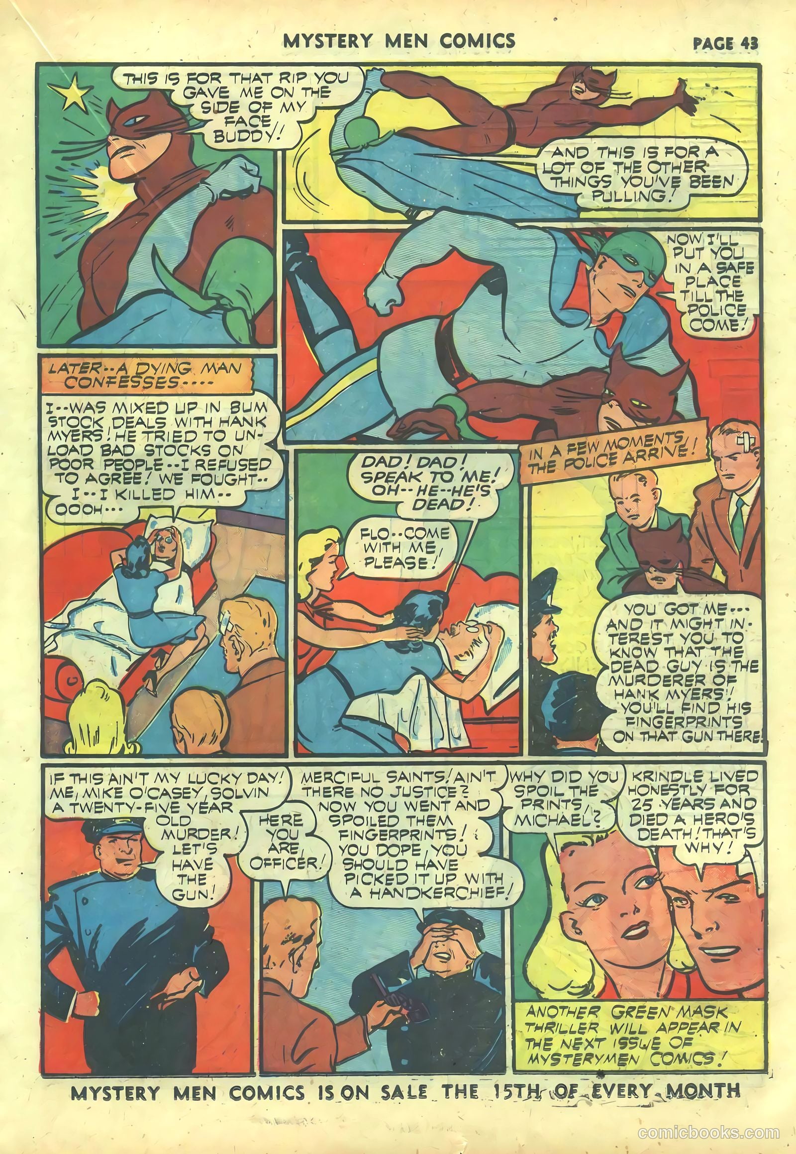 Mystery Men Comics #26 (1941) — page 45 of 68