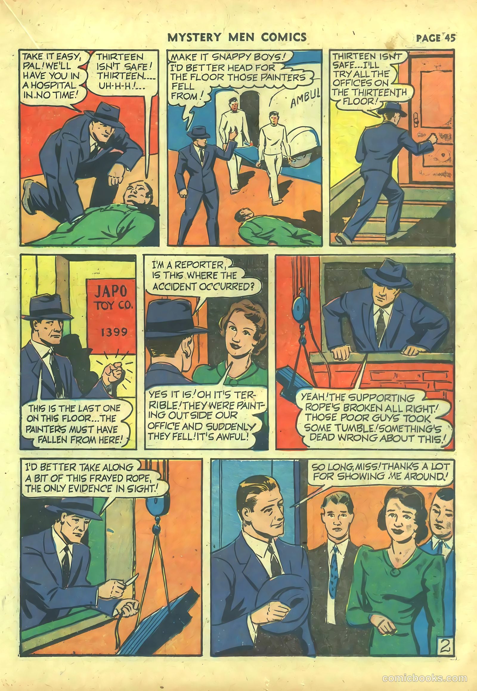 Mystery Men Comics #26 (1941) — page 47 of 68