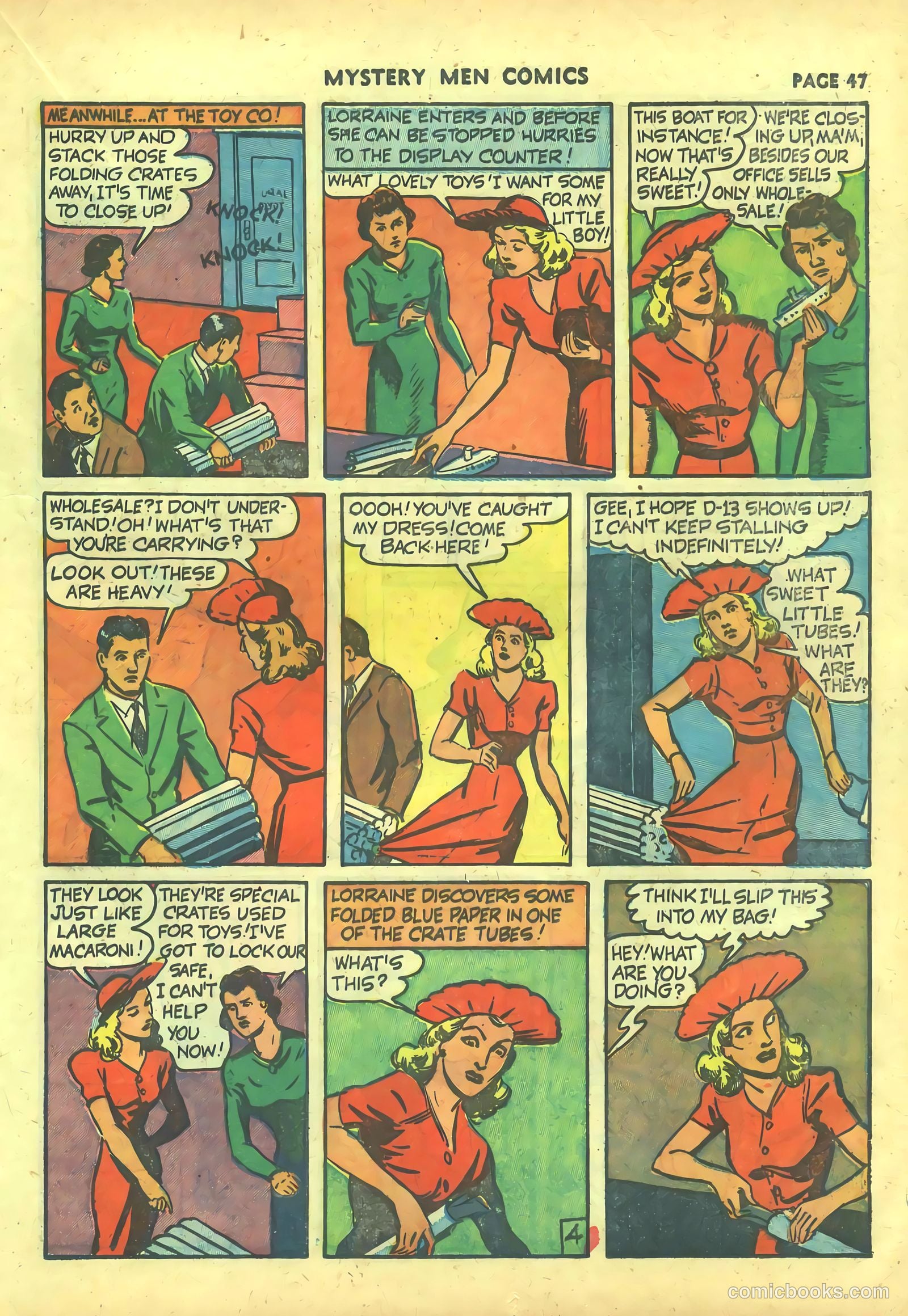 Mystery Men Comics #26 (1941) — page 49 of 68