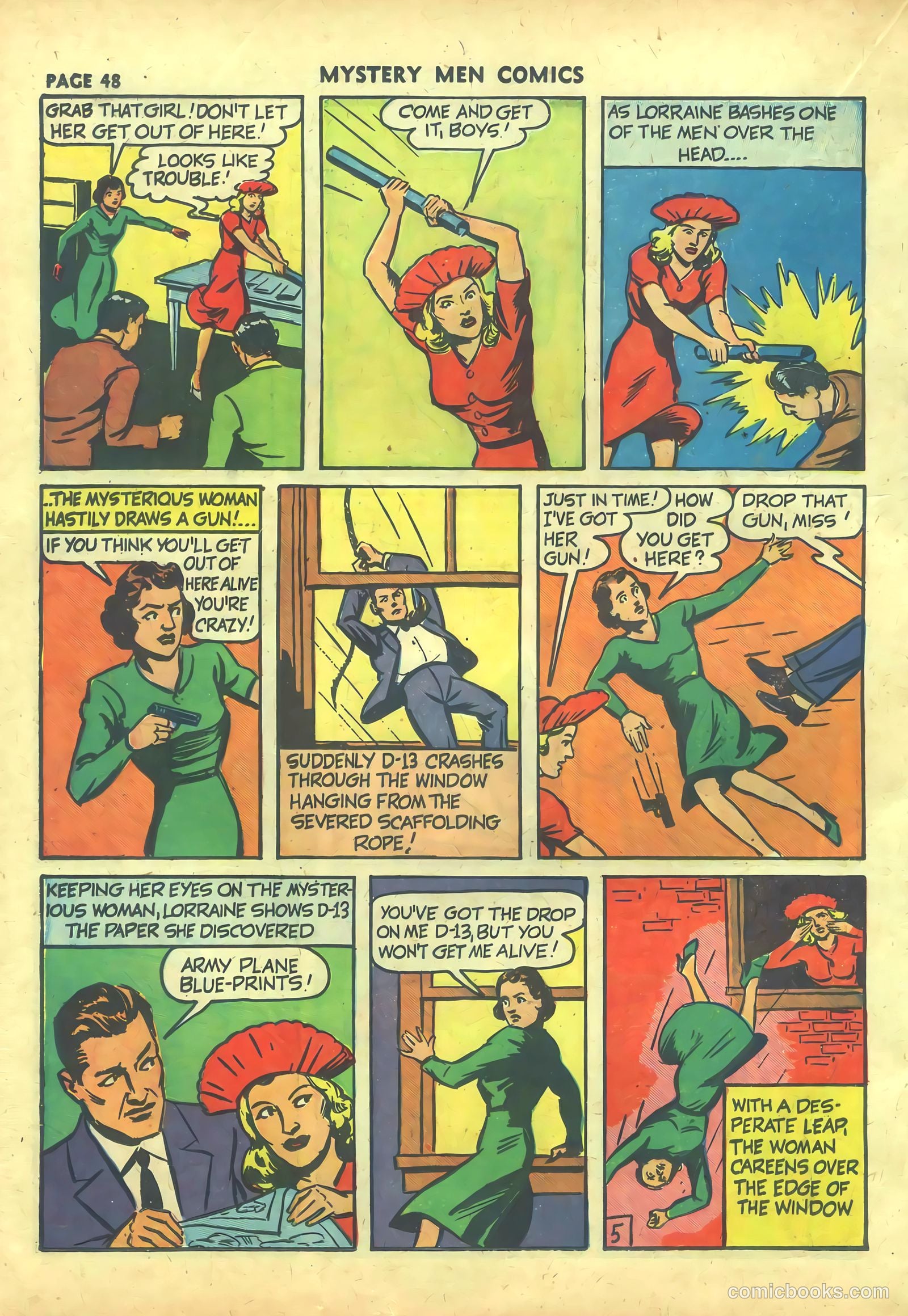 Mystery Men Comics #26 (1941) — page 50 of 68