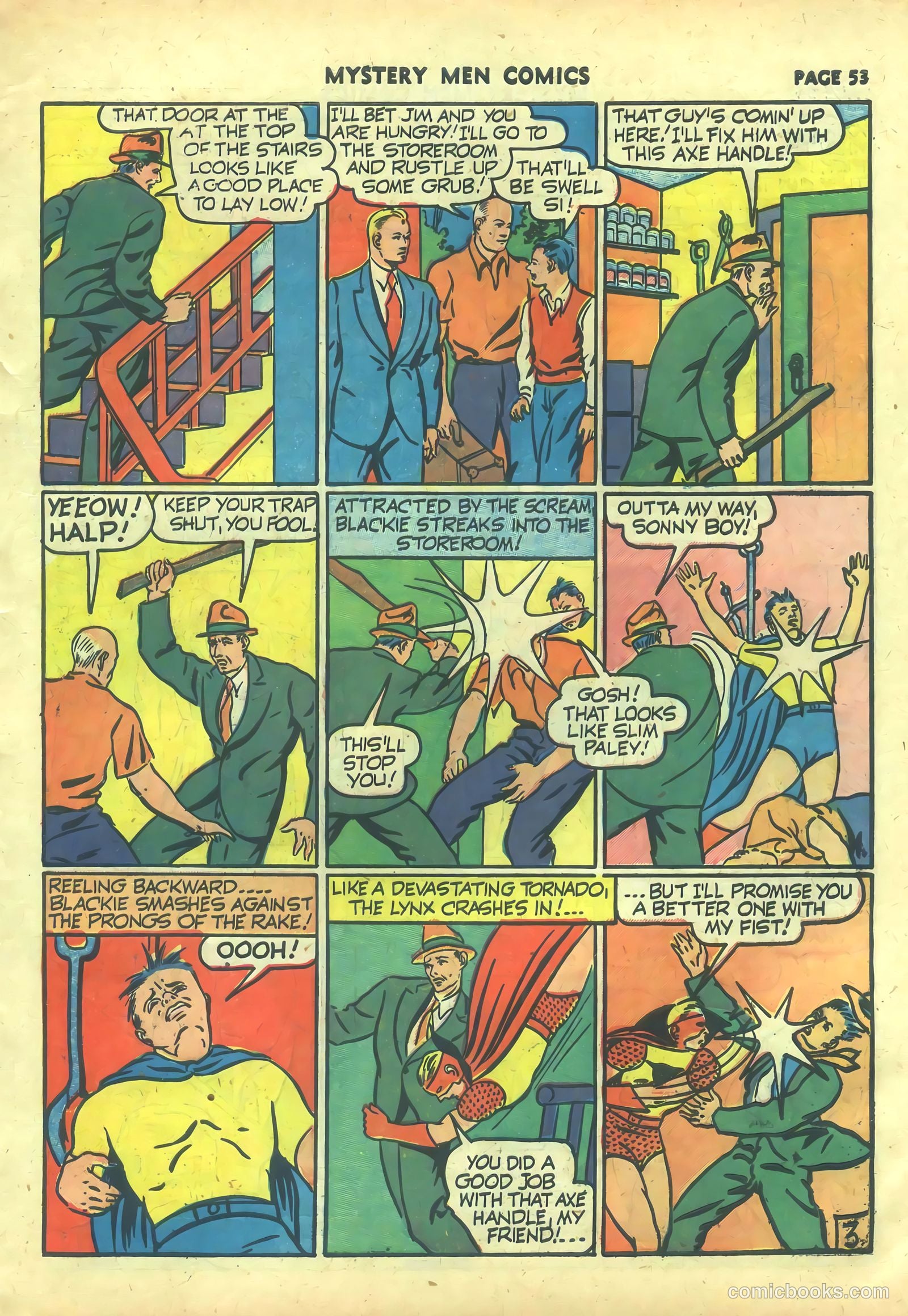 Mystery Men Comics #26 (1941) — page 55 of 68