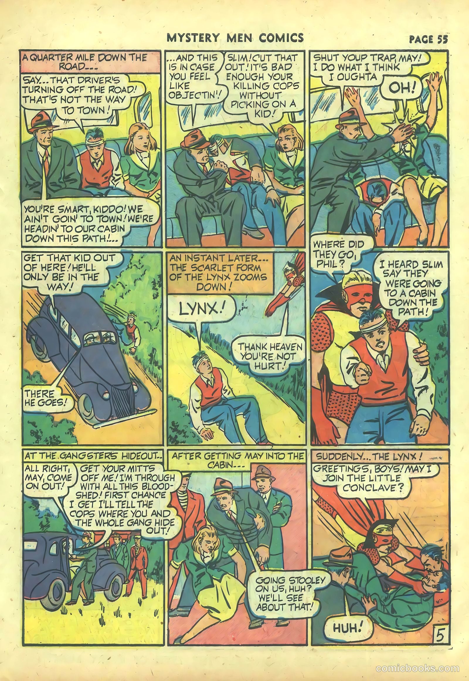 Mystery Men Comics #26 (1941) — page 57 of 68