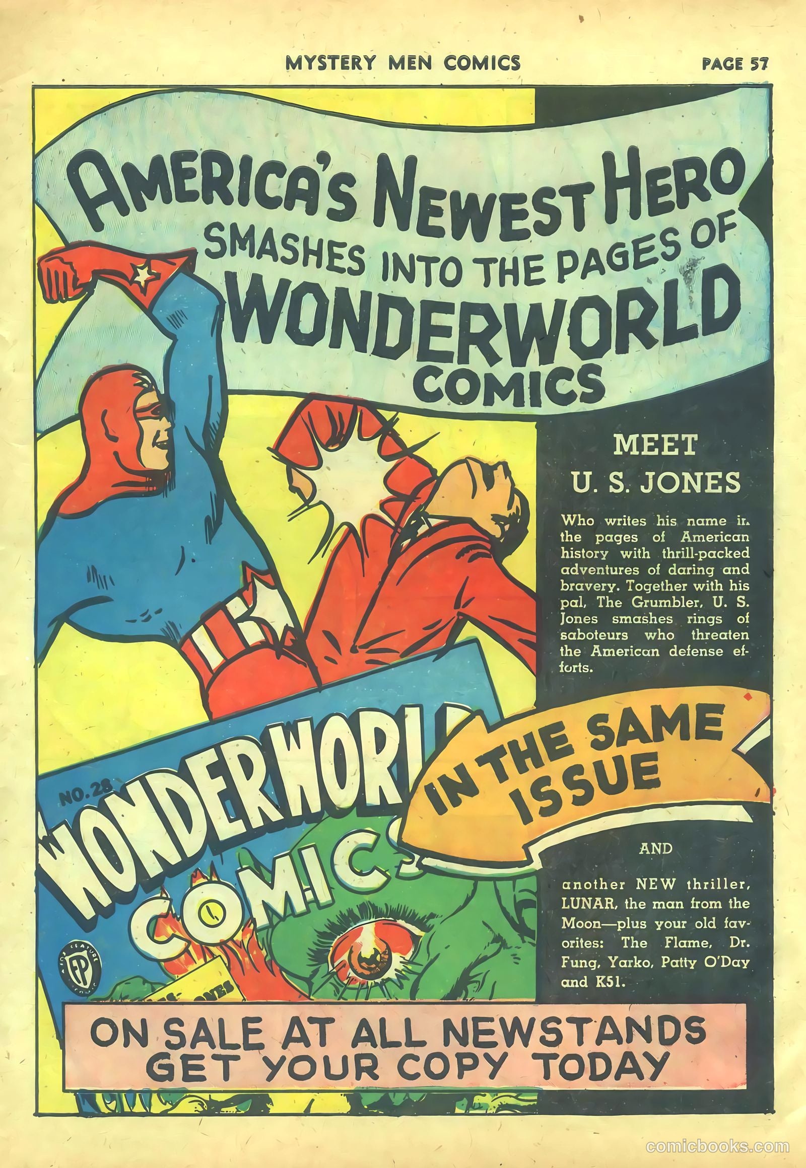 Mystery Men Comics #26 (1941) — page 59 of 68