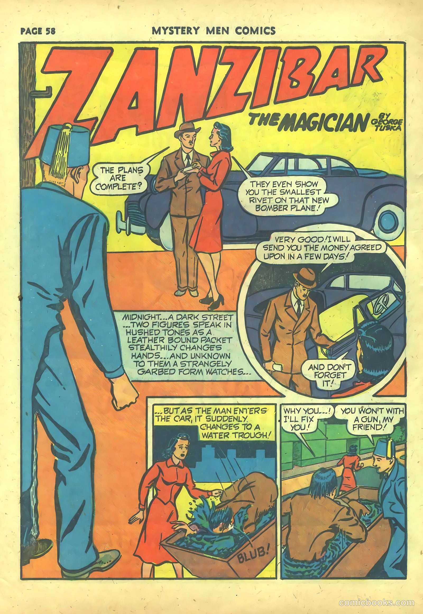 Mystery Men Comics #26 (1941) — page 60 of 68