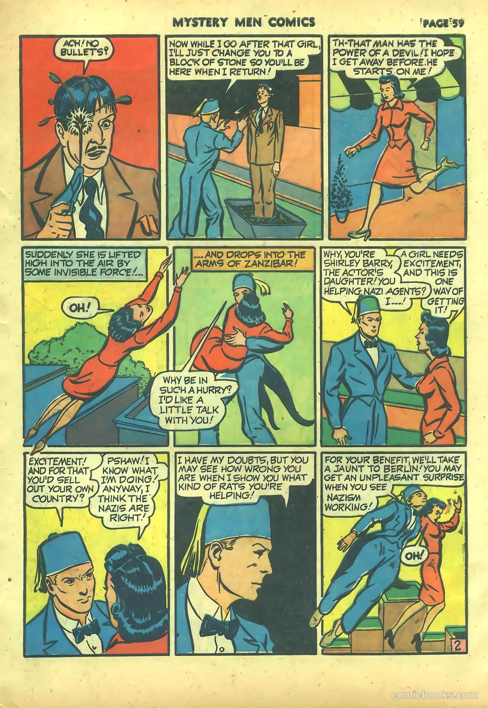 Mystery Men Comics #26 (1941) — page 61 of 68