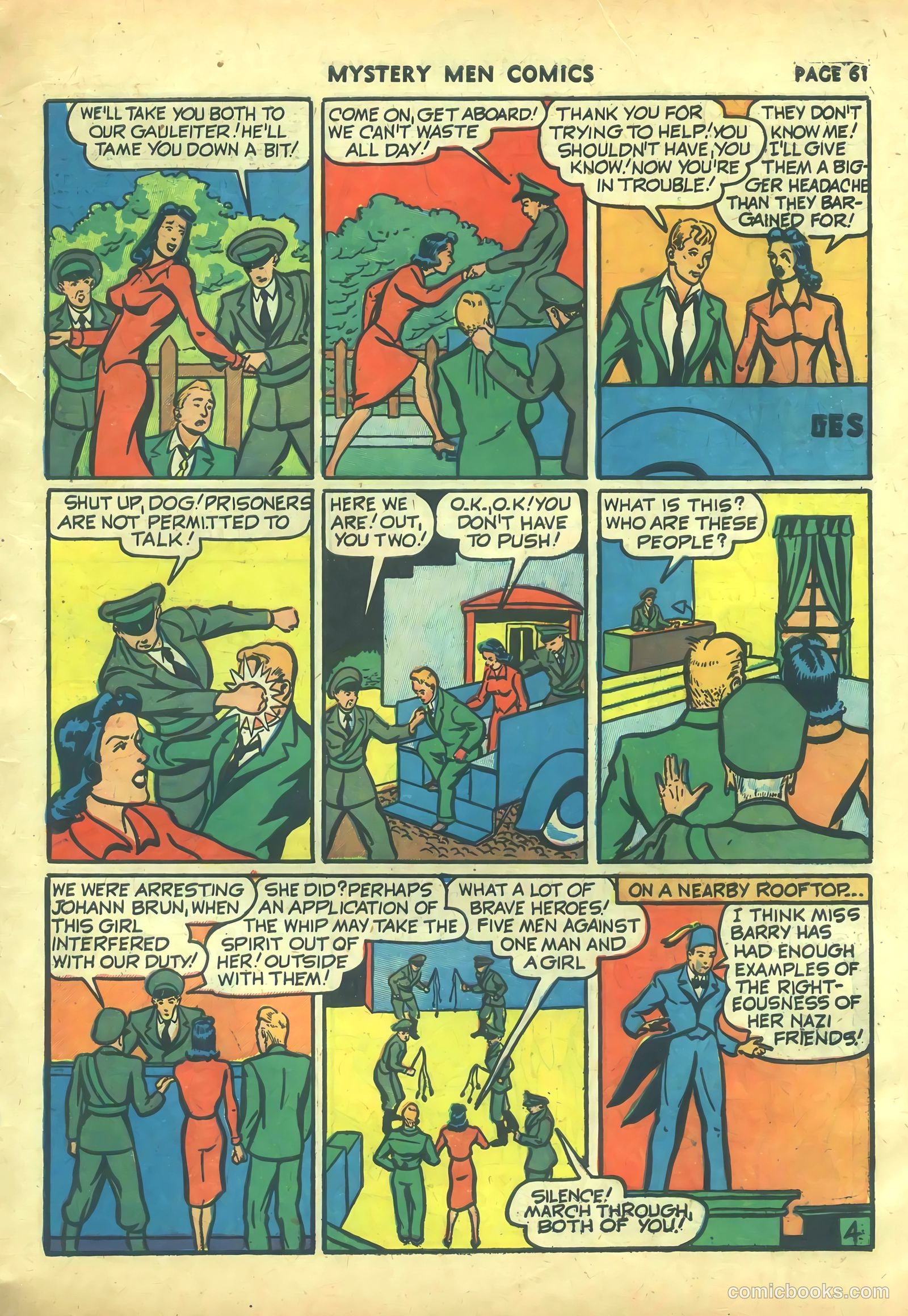 Mystery Men Comics #26 (1941) — page 63 of 68