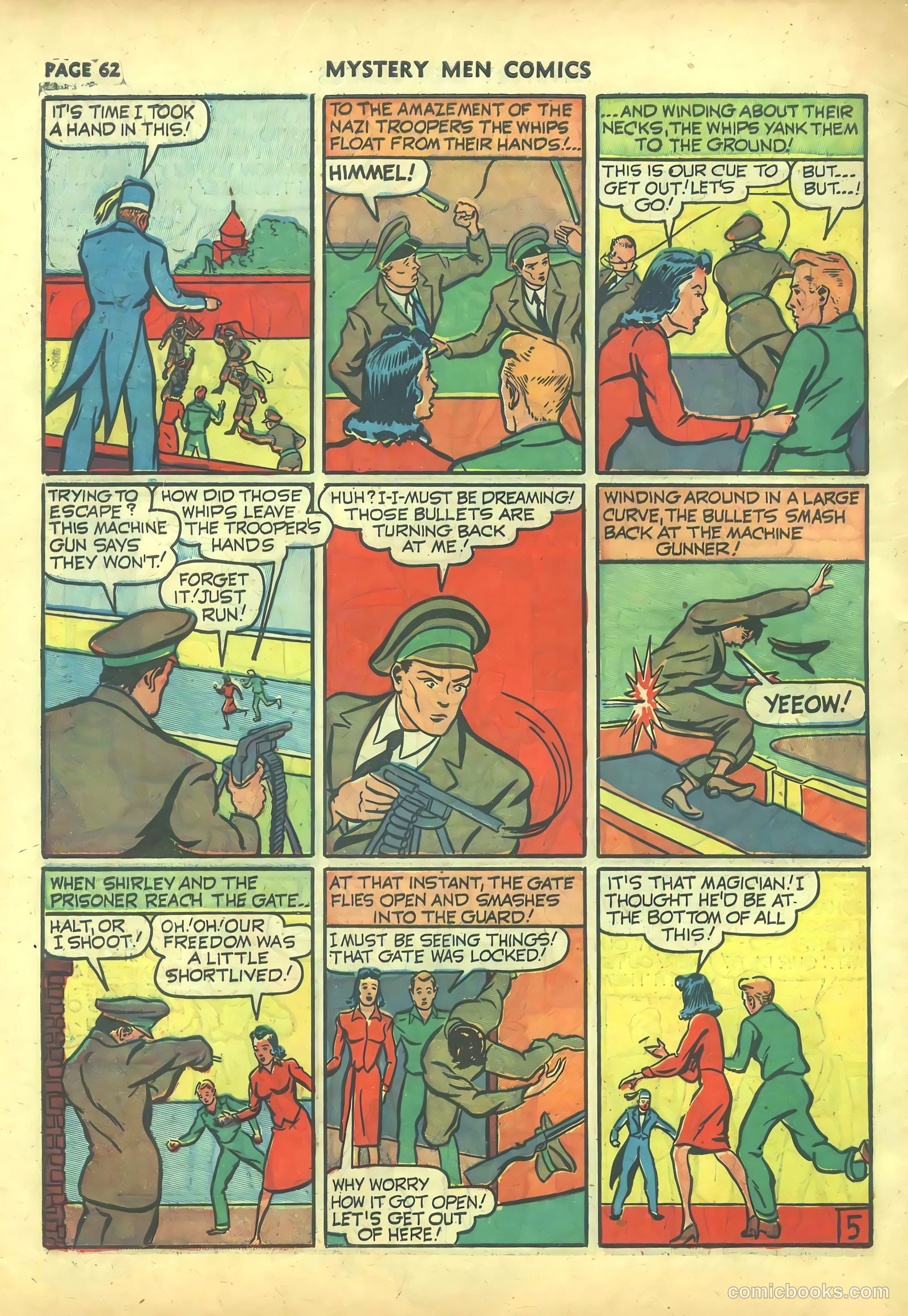 Mystery Men Comics #26 (1941) — page 64 of 68