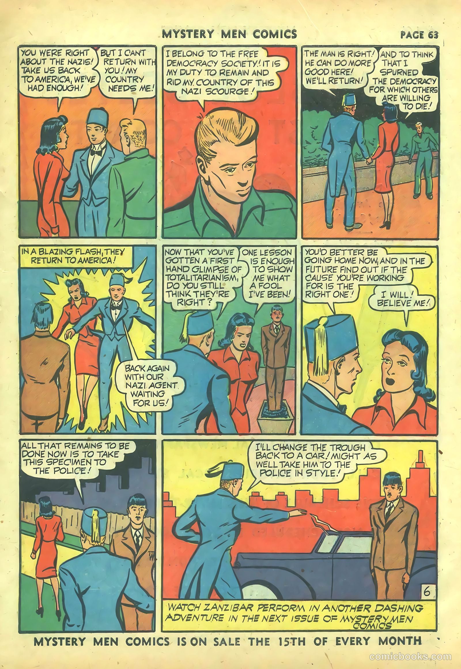 Mystery Men Comics #26 (1941) — page 65 of 68