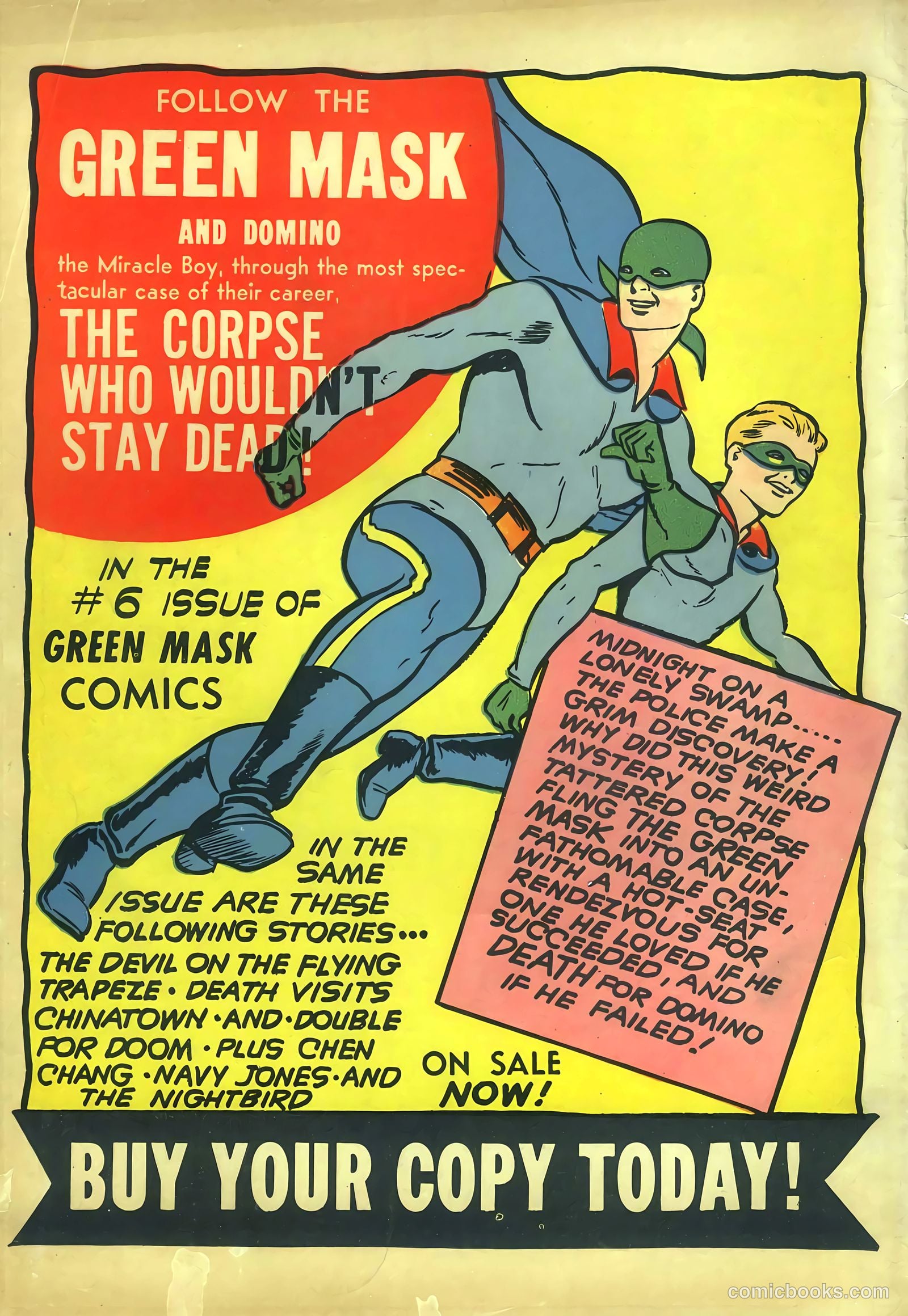 Mystery Men Comics #26 (1941) — page 68 of 68