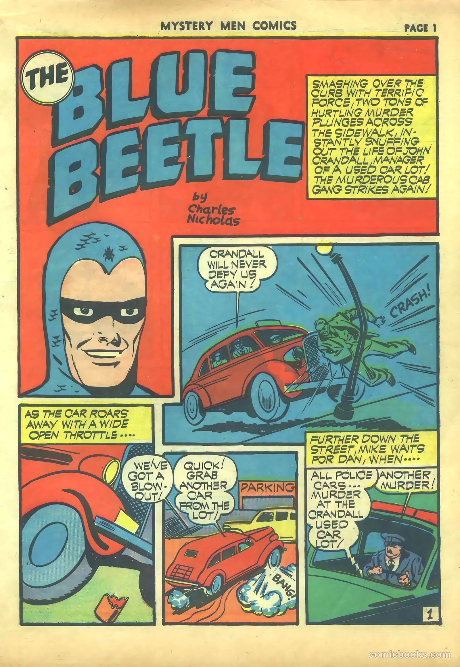 Mystery Men Comics #27 (1941) — page 3 of 68