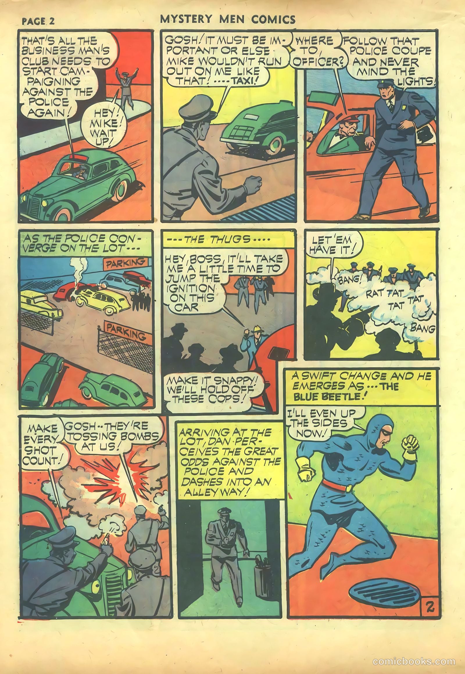 Mystery Men Comics #27 (1941) — page 4 of 68