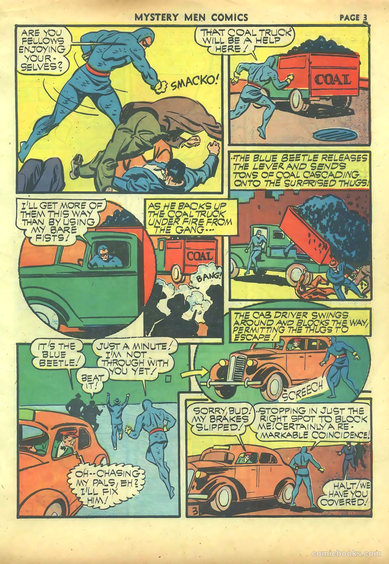 Mystery Men Comics #27 (1941) — page 5 of 68