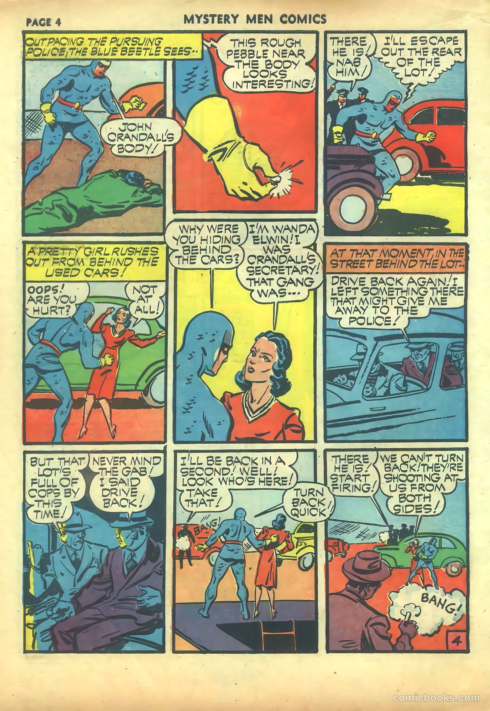 Mystery Men Comics #27 (1941) — page 6 of 68