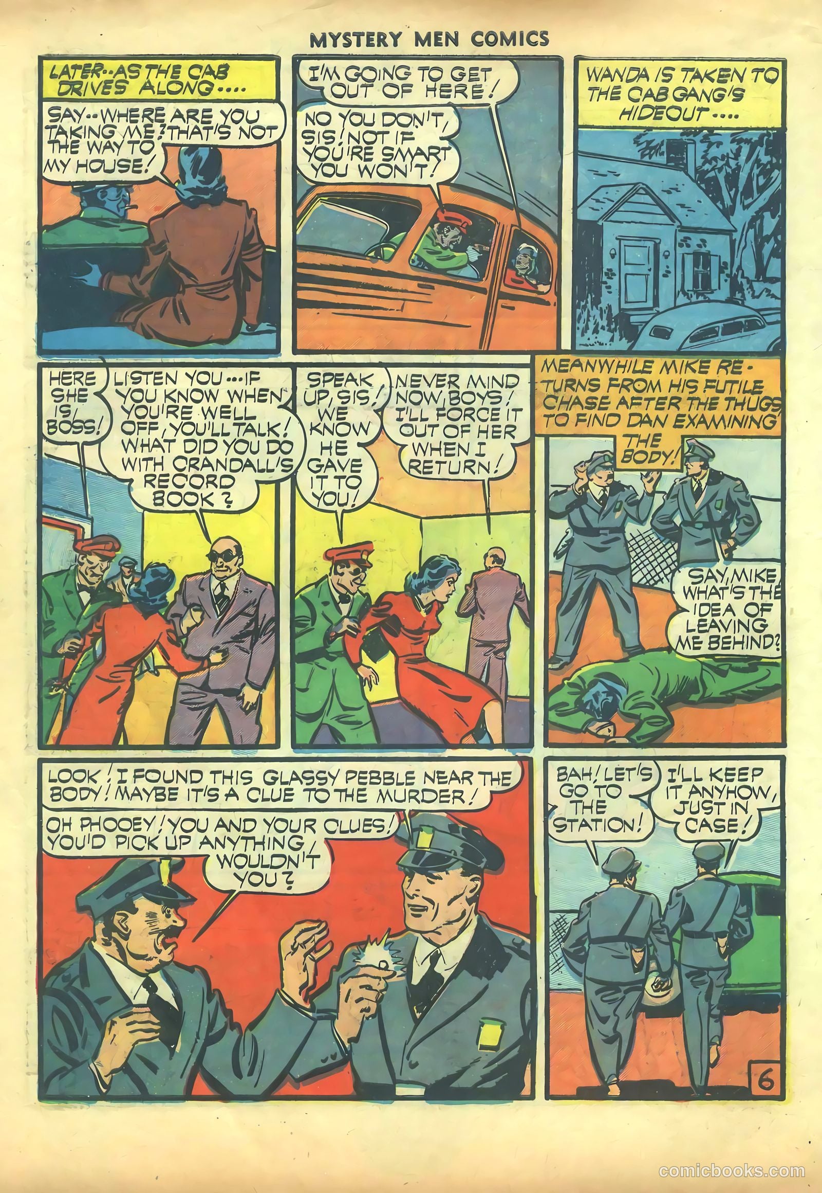 Mystery Men Comics #27 (1941) — page 8 of 68