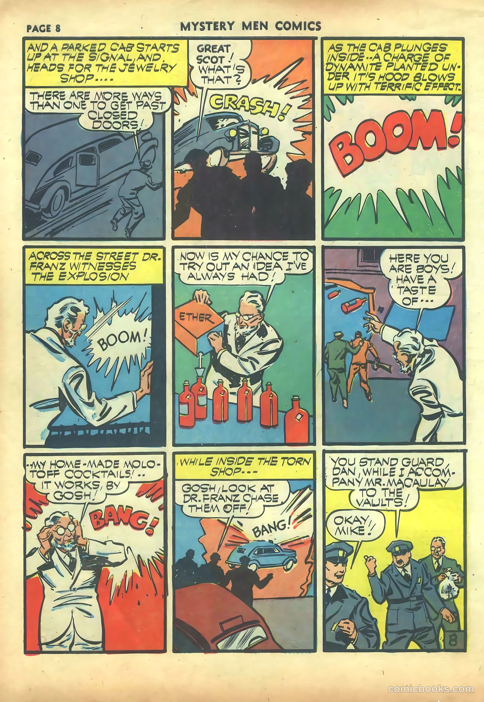 Mystery Men Comics #27 (1941) — page 10 of 68